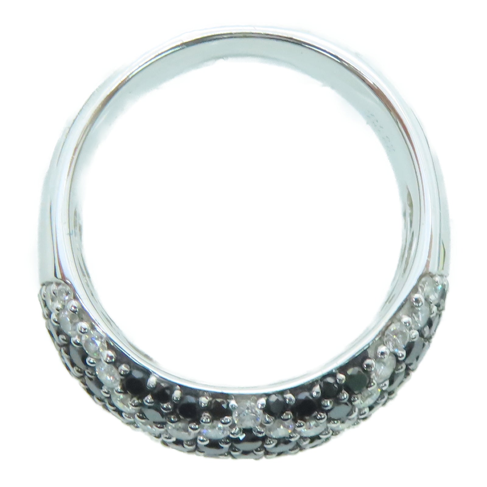 JEWELRY 14K白金Diamond Ring 1.69ct/0.66ct钻石戒指US#6.5