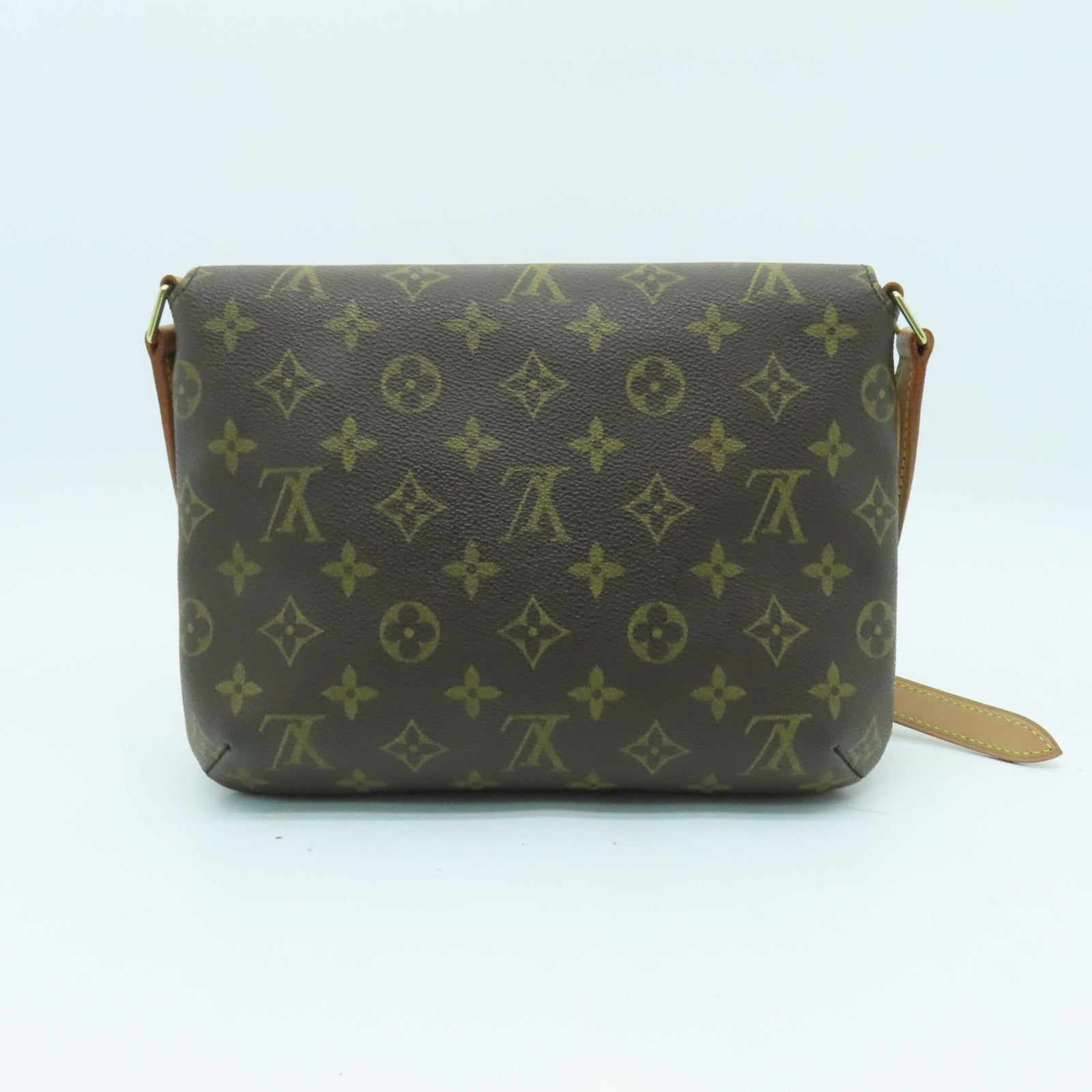 LOUIS VUITTON Monogram Musette Tango Shoulder Bag金扣肩背袋啡色
