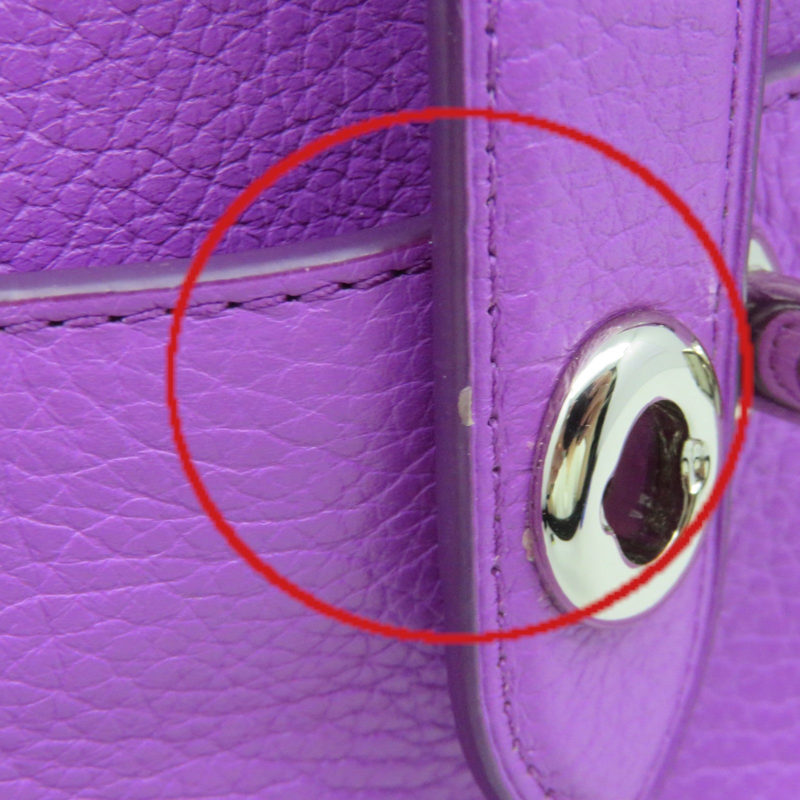 COACH 牛皮皮革2Way Shoulder Bag手挽肩背两用袋紫色