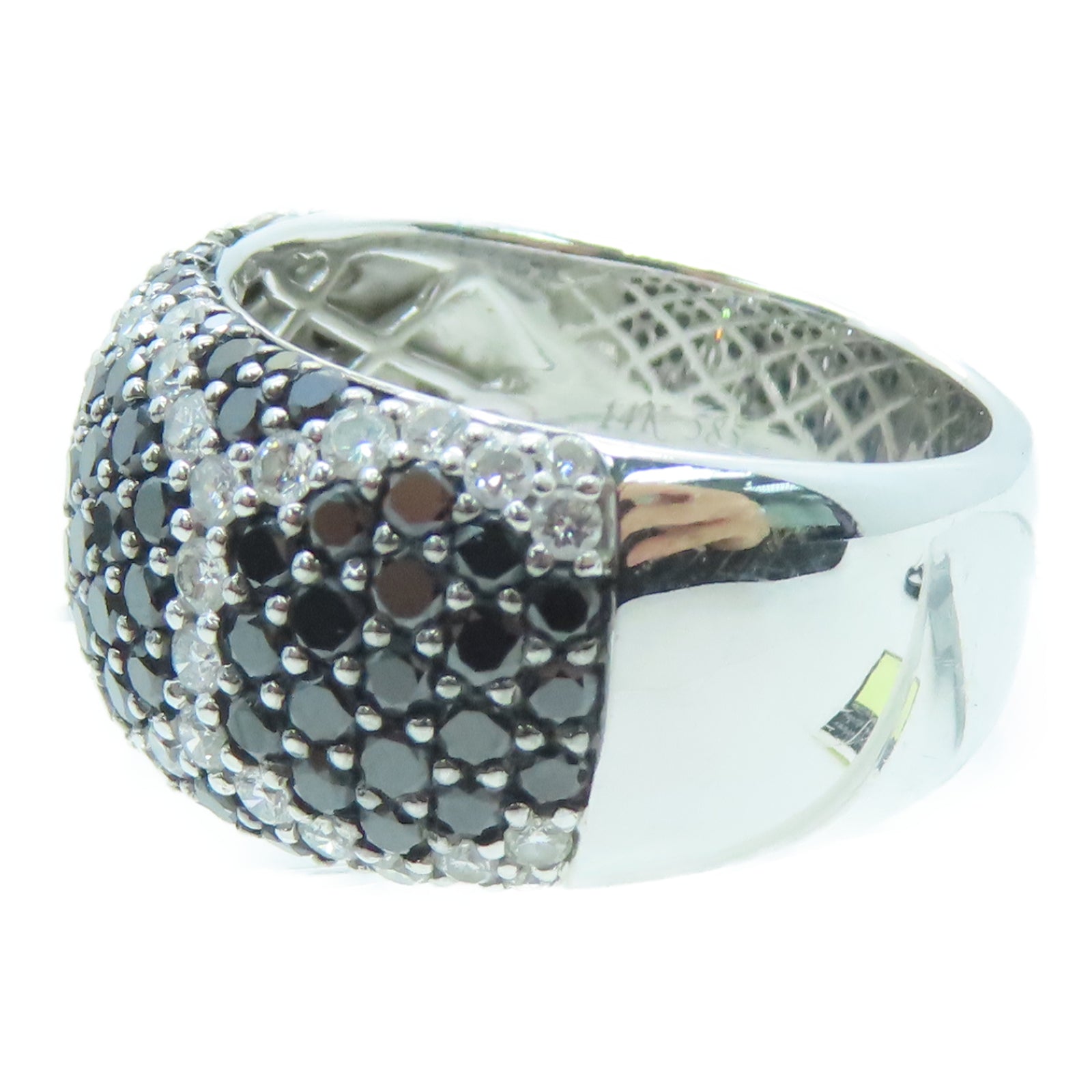 JEWELRY 14K白金Diamond Ring 1.69ct/0.66ct钻石戒指US#6.5