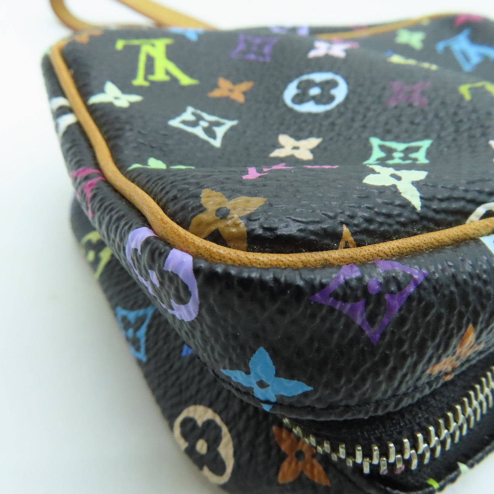 LOUIS VUITTON Monogram Multicolore Pouch手拿包金扣彩色