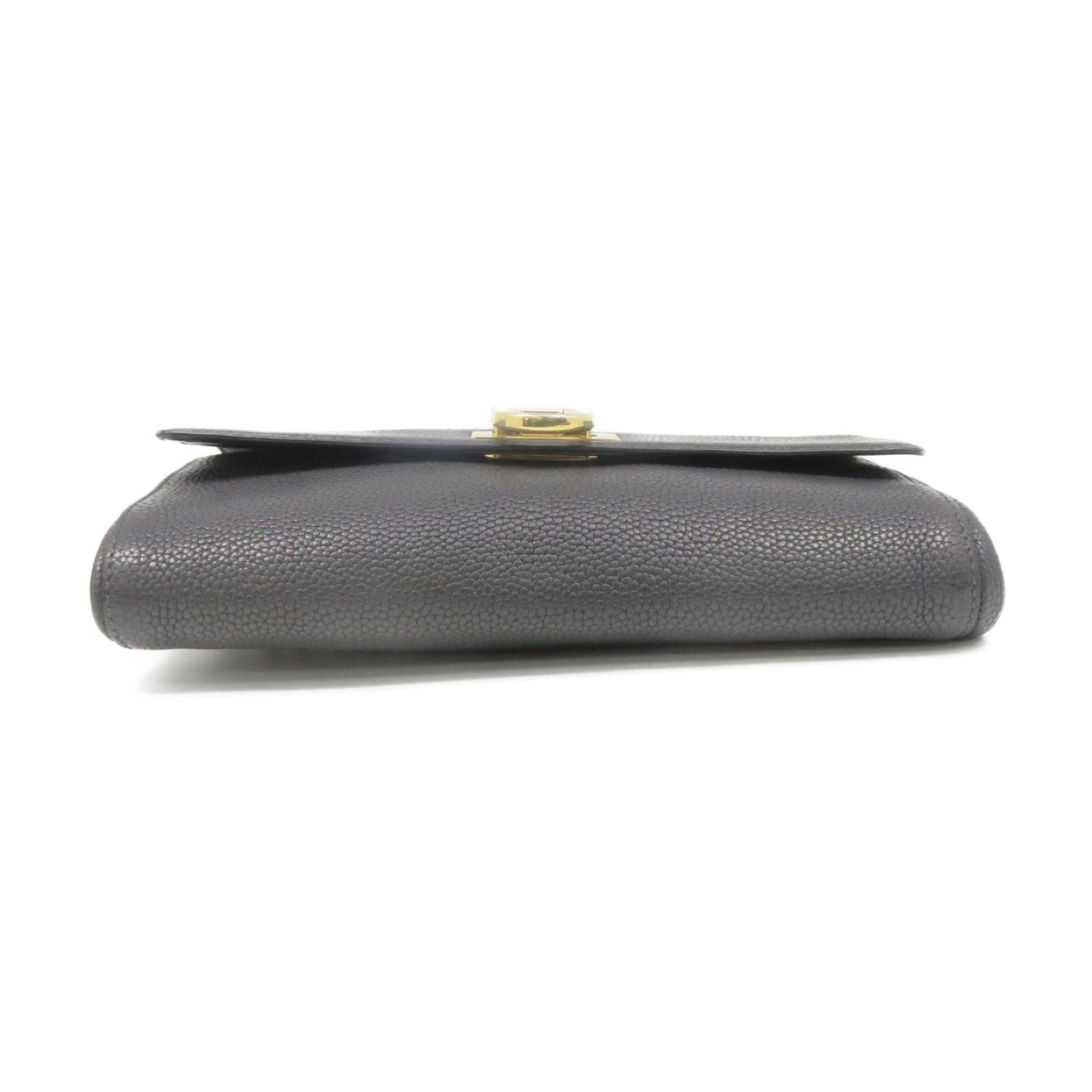 Salvatore Ferragamo 牛皮皮革2Way Shoulder Bag金扣手挽肩背两用袋碳灰色