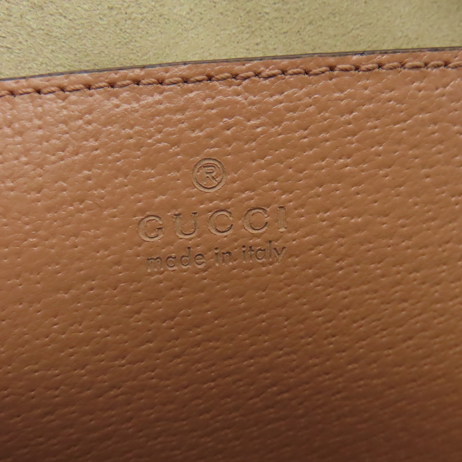 GUCCI 帆布Ophidia GG金扣肩背袋粉紅色
