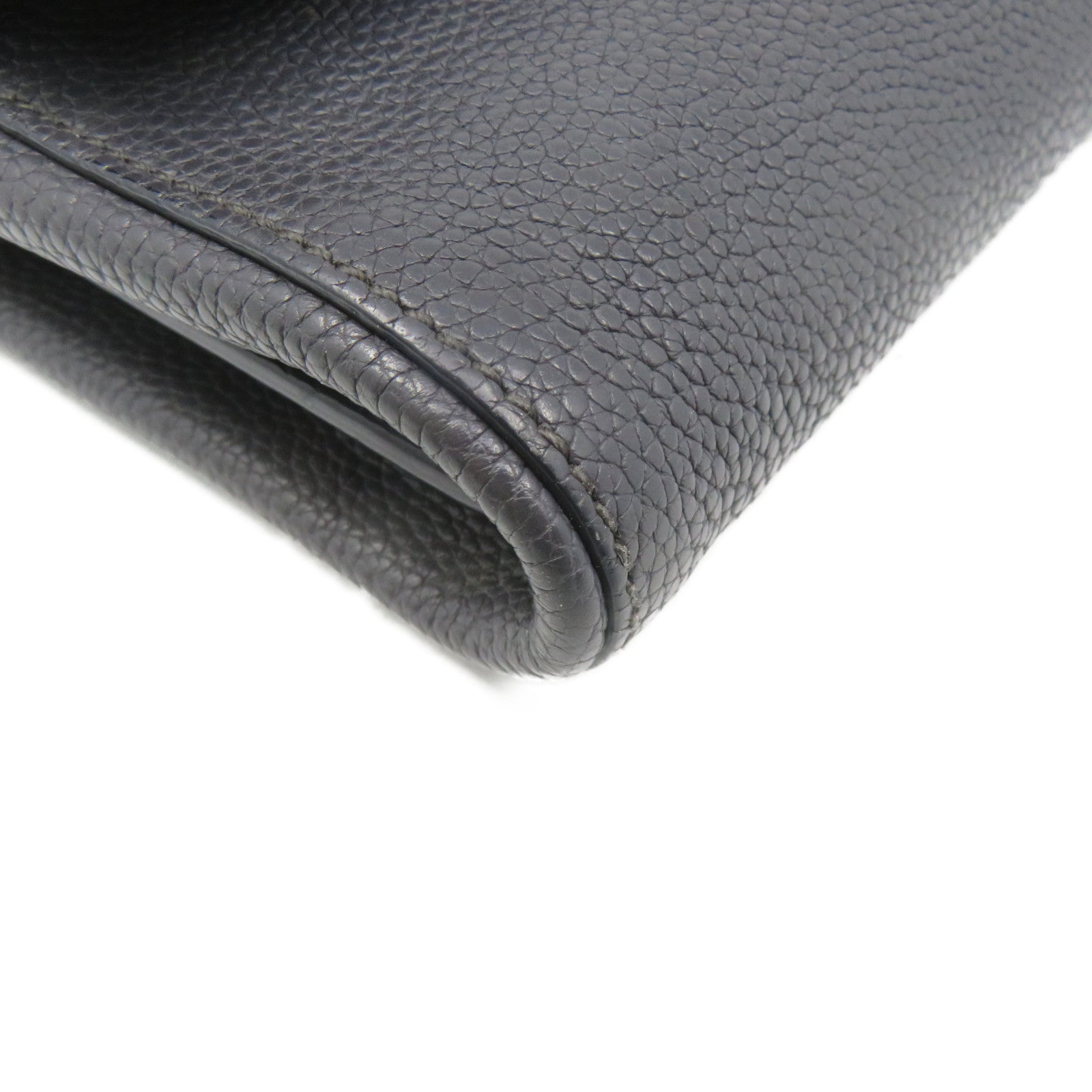 Salvatore Ferragamo 牛皮皮革2Way Shoulder Bag金扣手挽肩背两用袋碳灰色