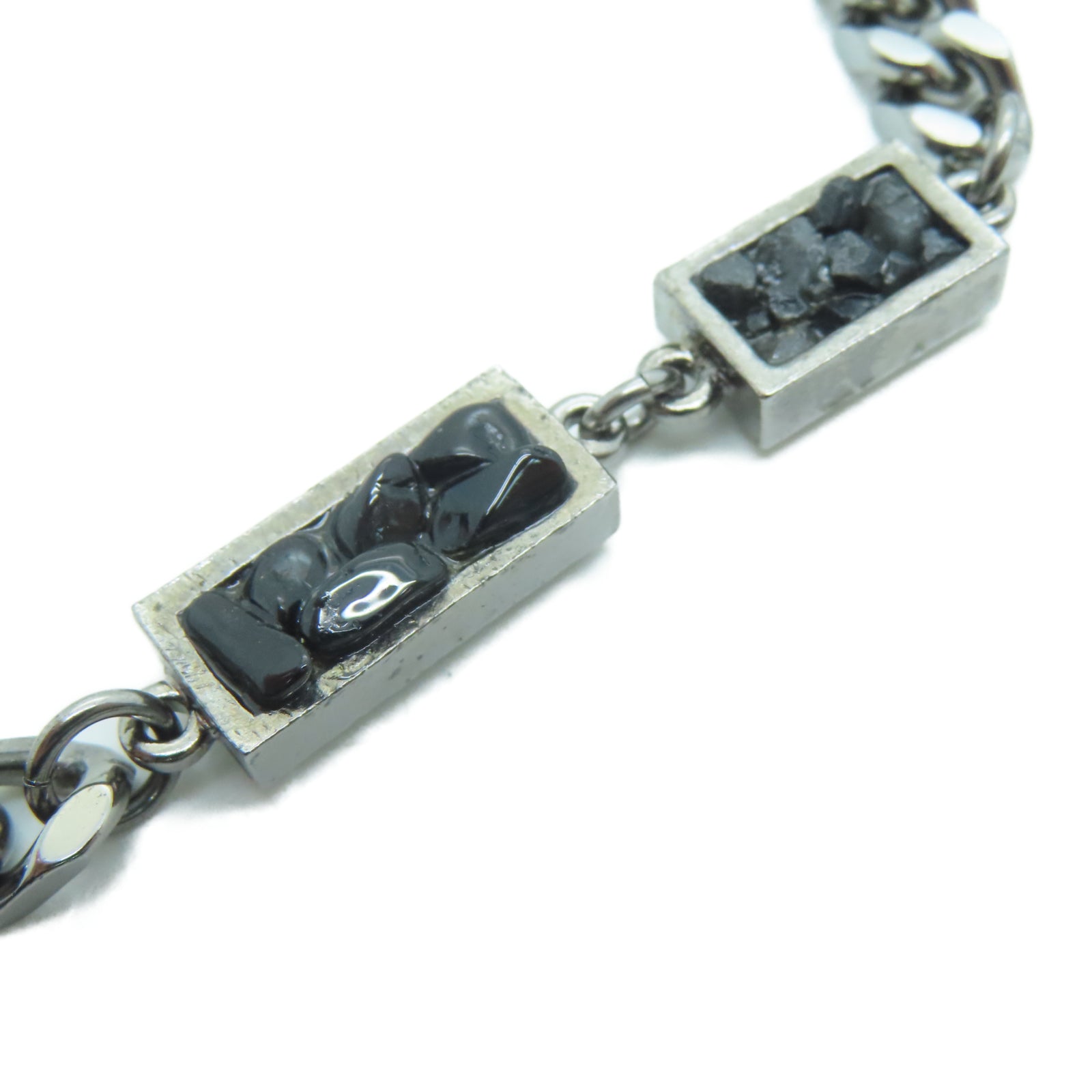 CHANEL 金屬Necklace項鍊銀色