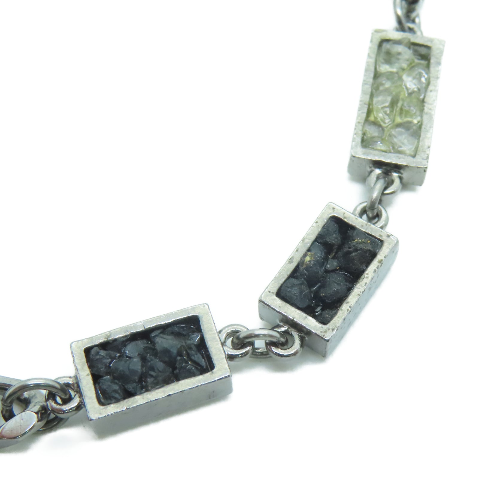 CHANEL 金屬Necklace項鍊銀色