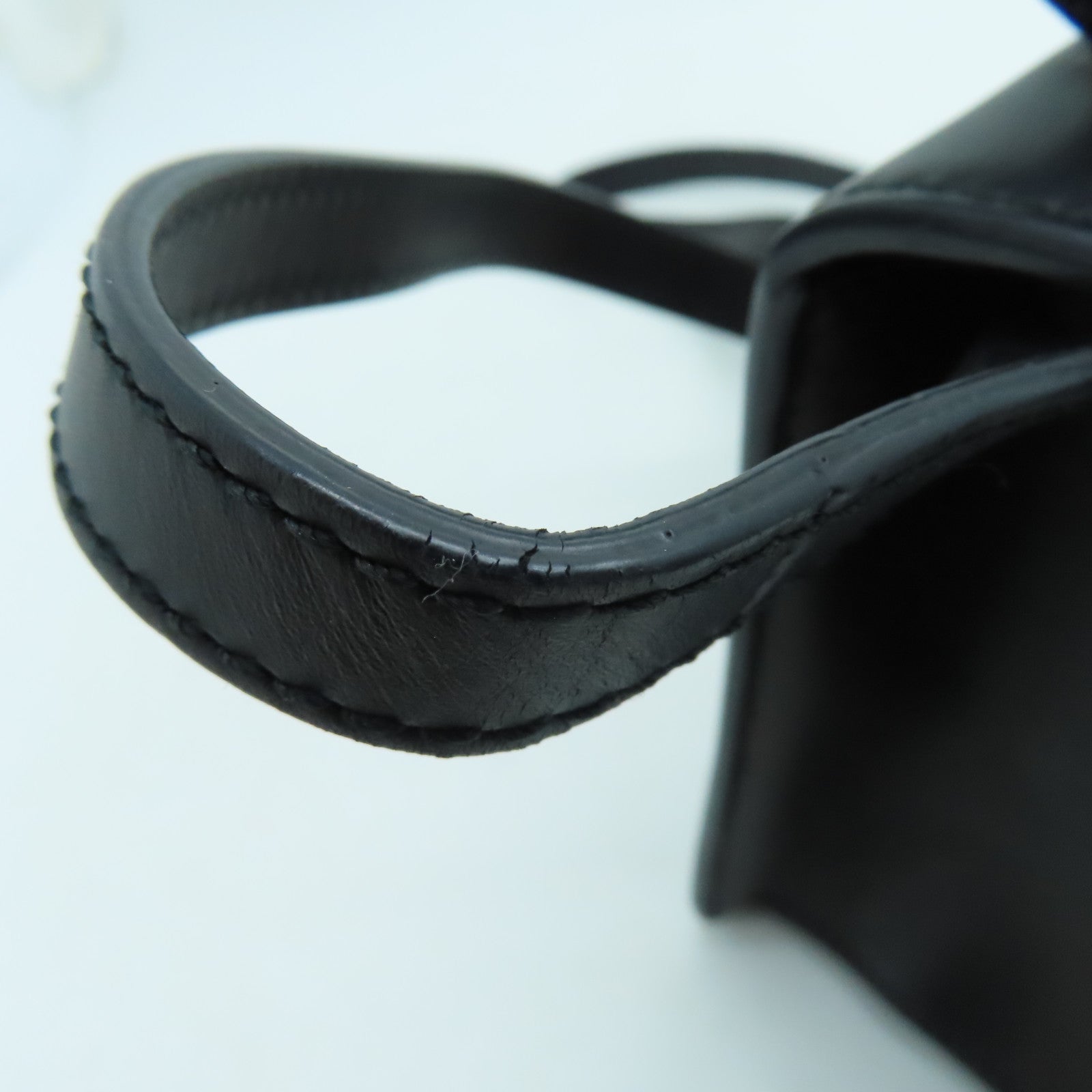 GUCCI 牛皮皮革2 Way Shoulder金扣手挽肩背兩用袋黑色