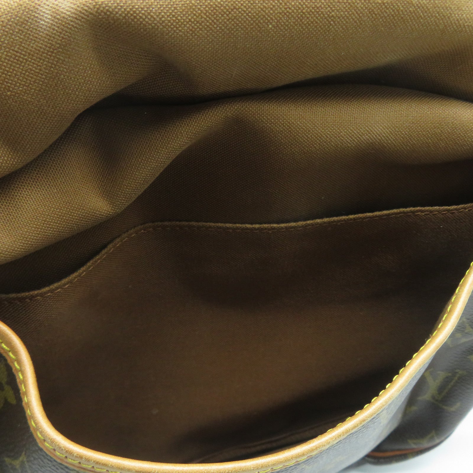 LOUIS VUITTON Monogram Saumur 30金扣肩背袋啡色