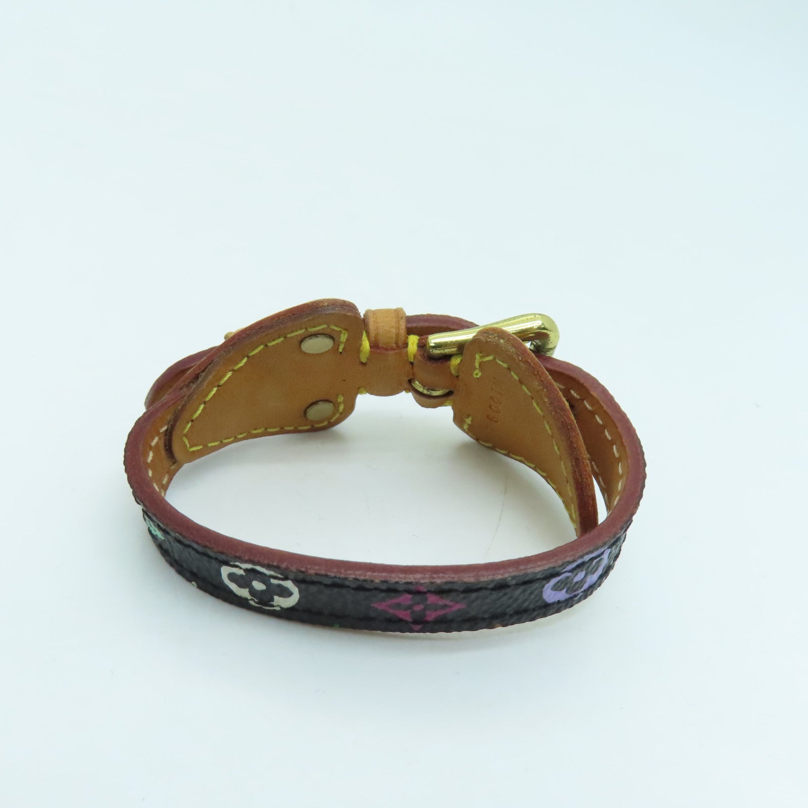 LOUIS VUITTON Monogram Multi Tedah Bracelet手带金扣彩色