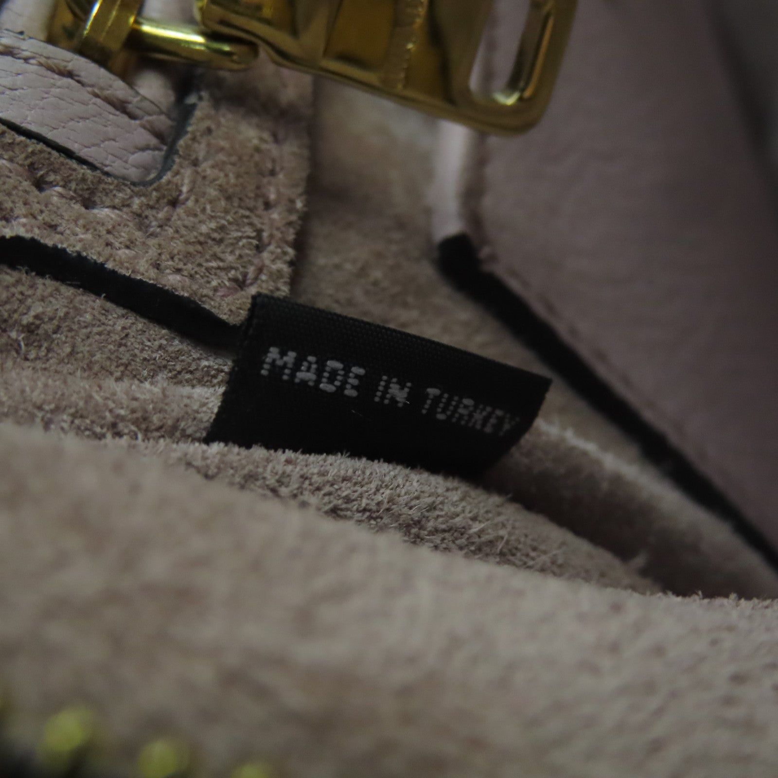 Miu Miu 牛皮皮革2 Way Shoulder金扣手挽肩背兩用袋粉紅色