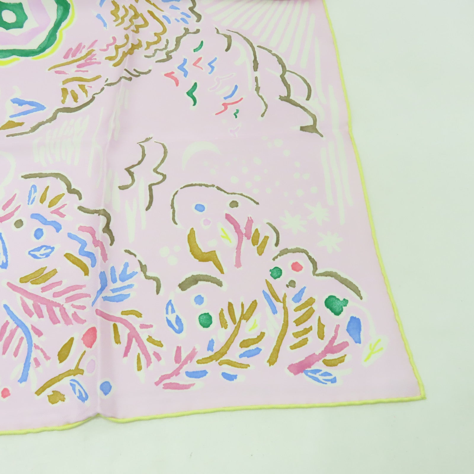 HERMES 【激減優惠】絲質Scarf圍巾紫色/彩色