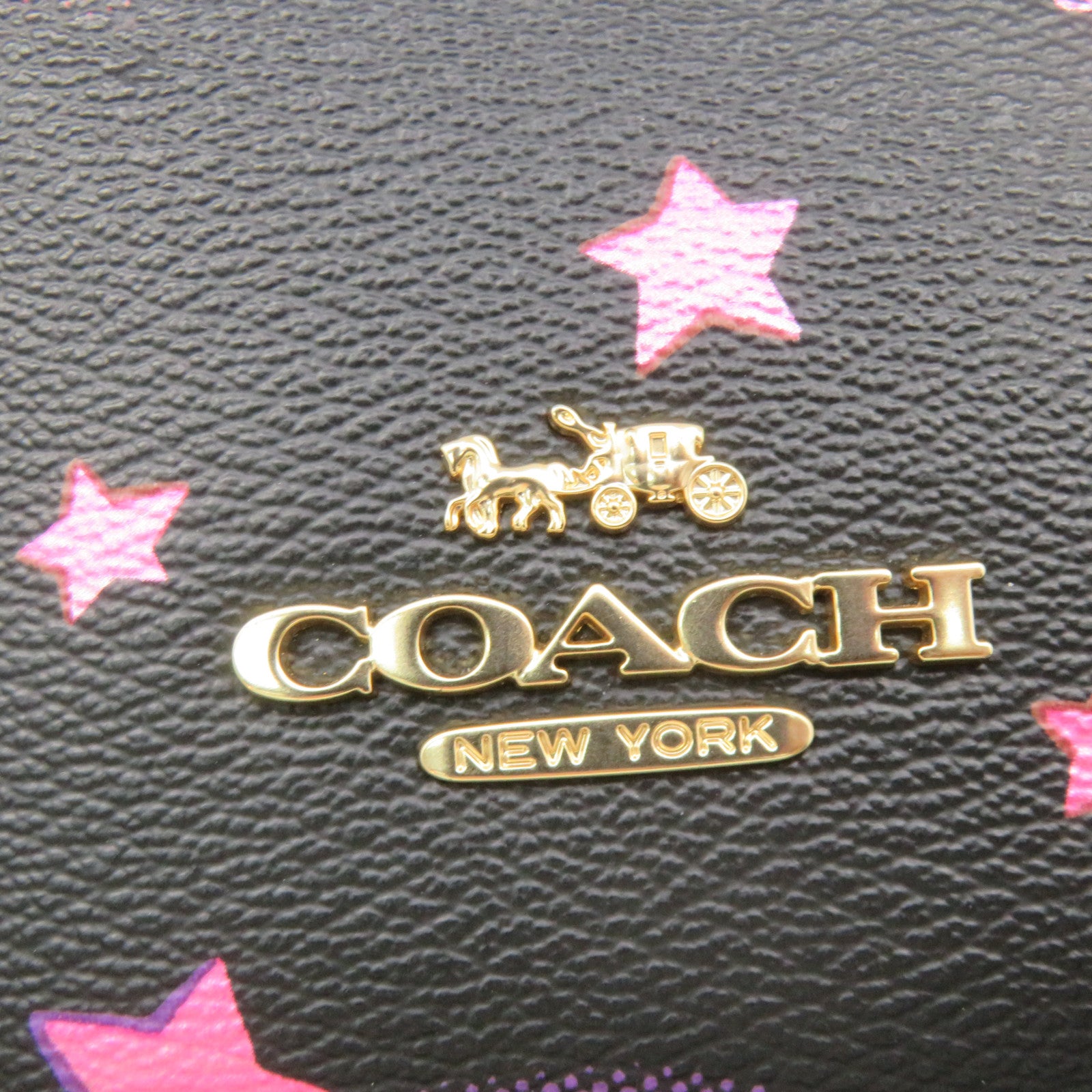 COACH 牛皮皮革Shoulder Bag肩背袋黑色/彩色