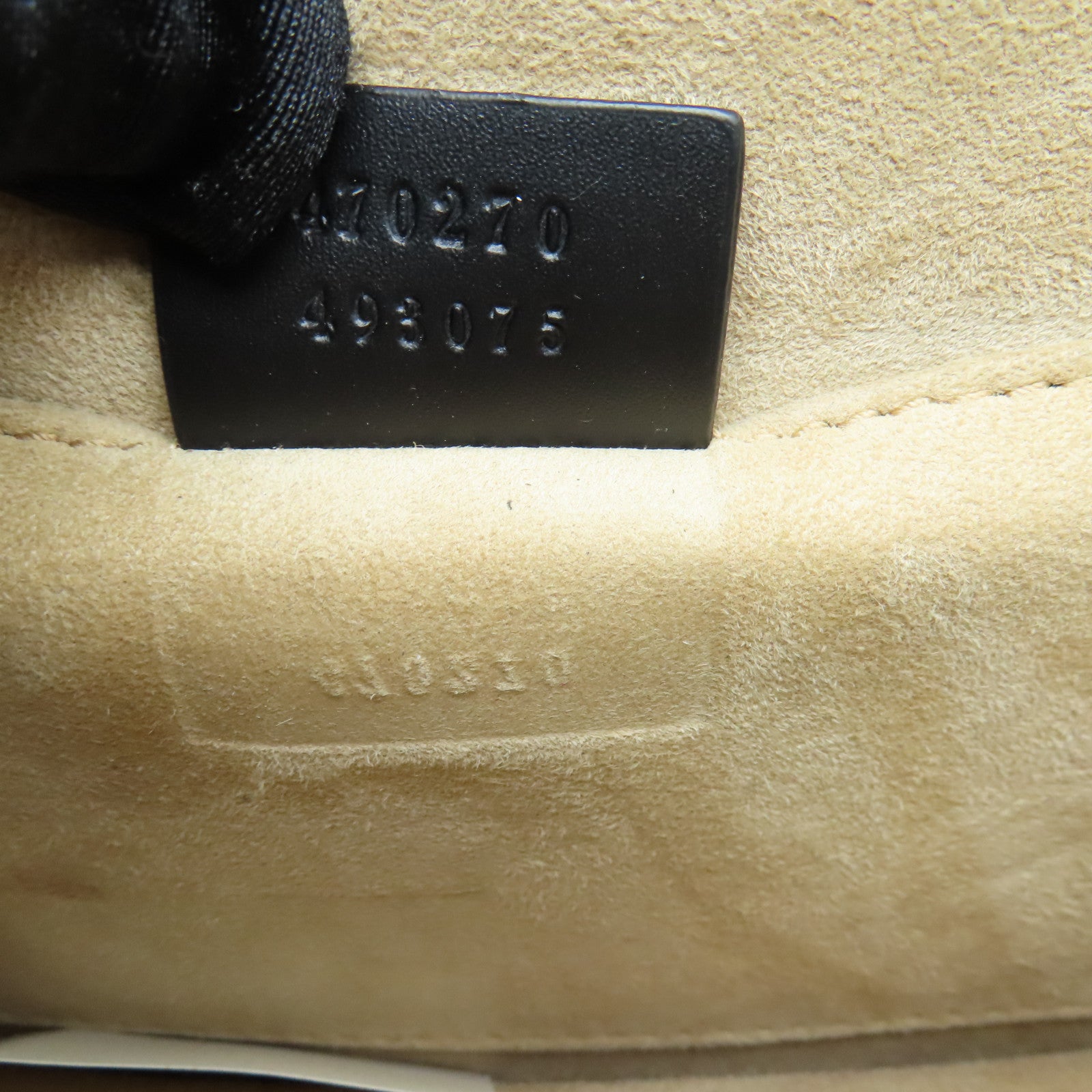 GUCCI 牛皮皮革2 Way Shoulder金扣手挽肩背兩用袋黑色