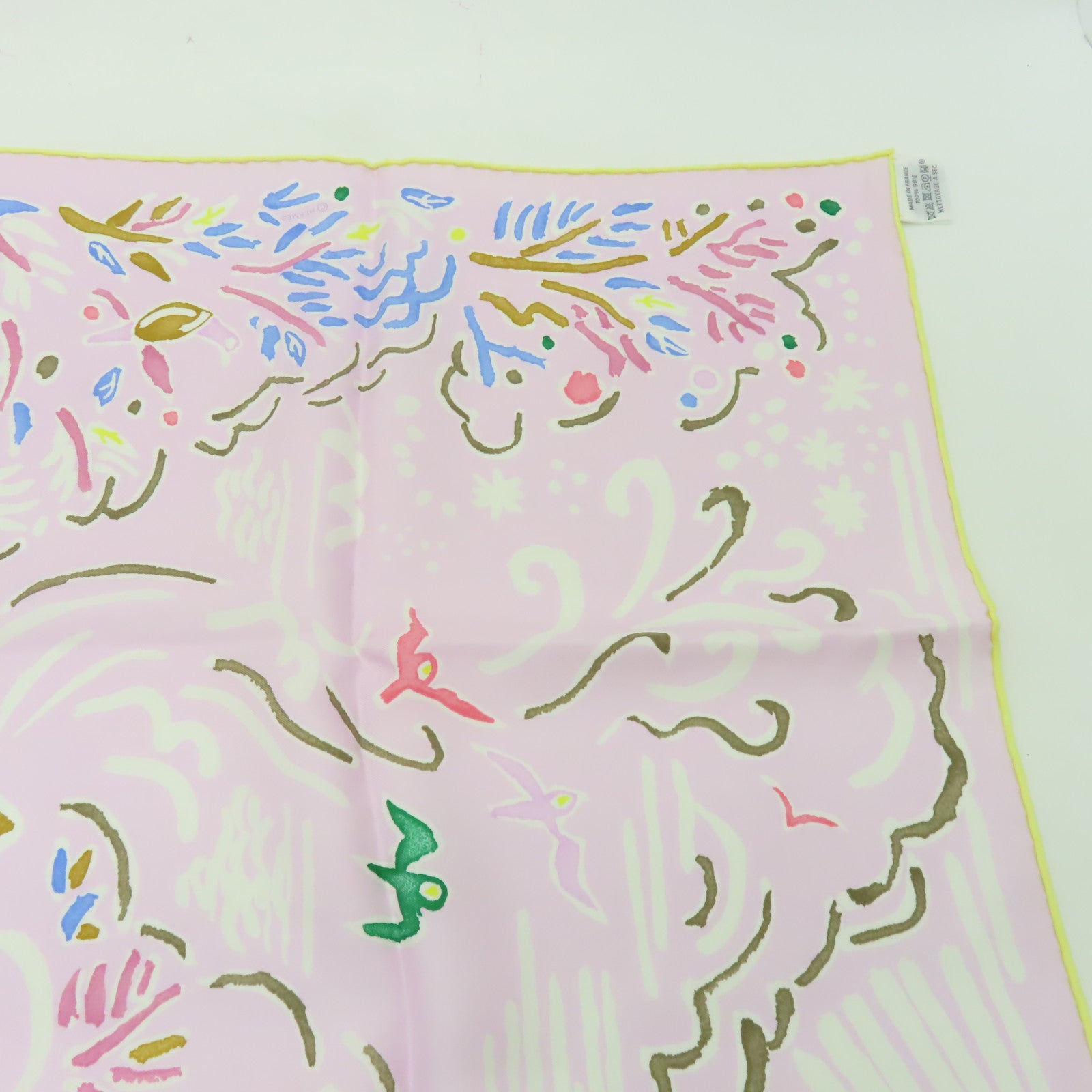 HERMES 【激減優惠】絲質Scarf圍巾紫色/彩色