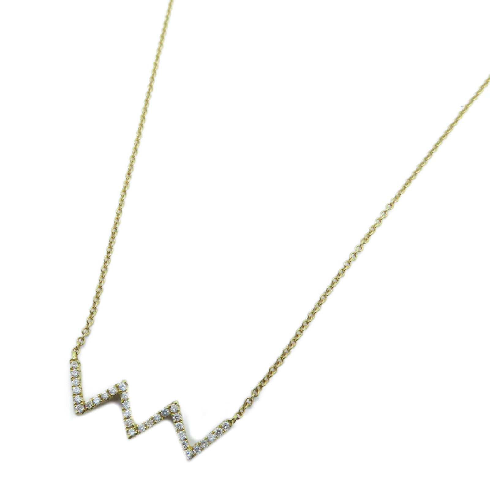 JEWELRY 【激减优惠】18K黄金Diamond Necklace 0.10ct钻石项链