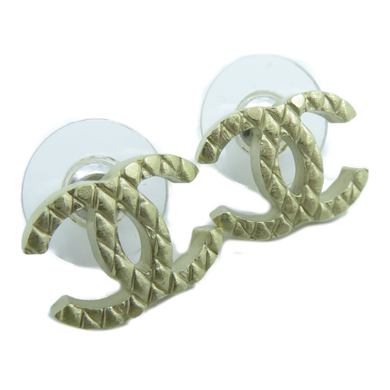 CHANEL 金屬Earrings耳環金色