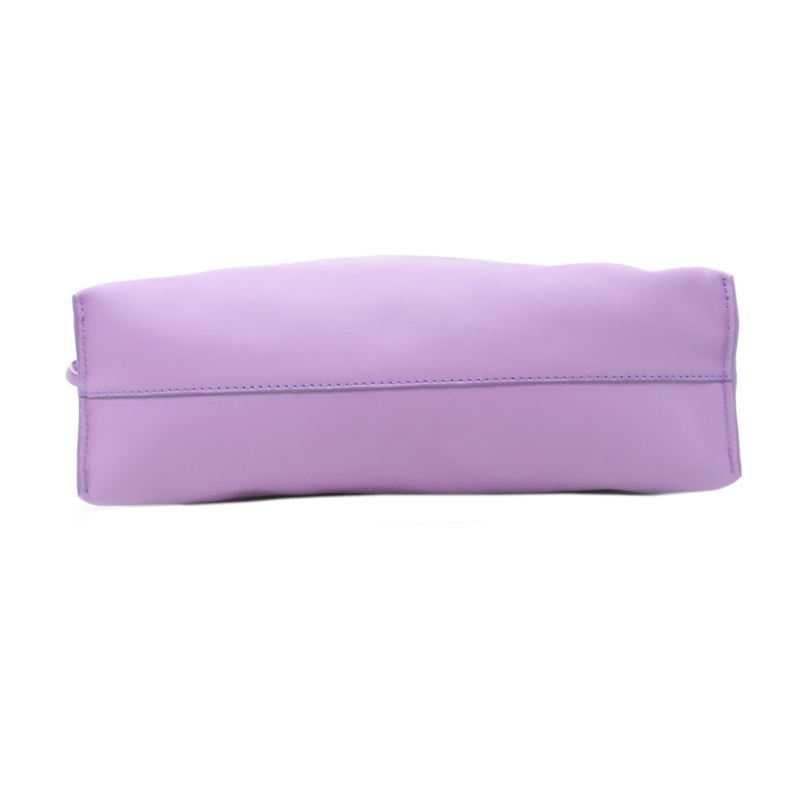 LOEWE 牛皮皮革Flamenco Clutch金扣肩背袋紫色