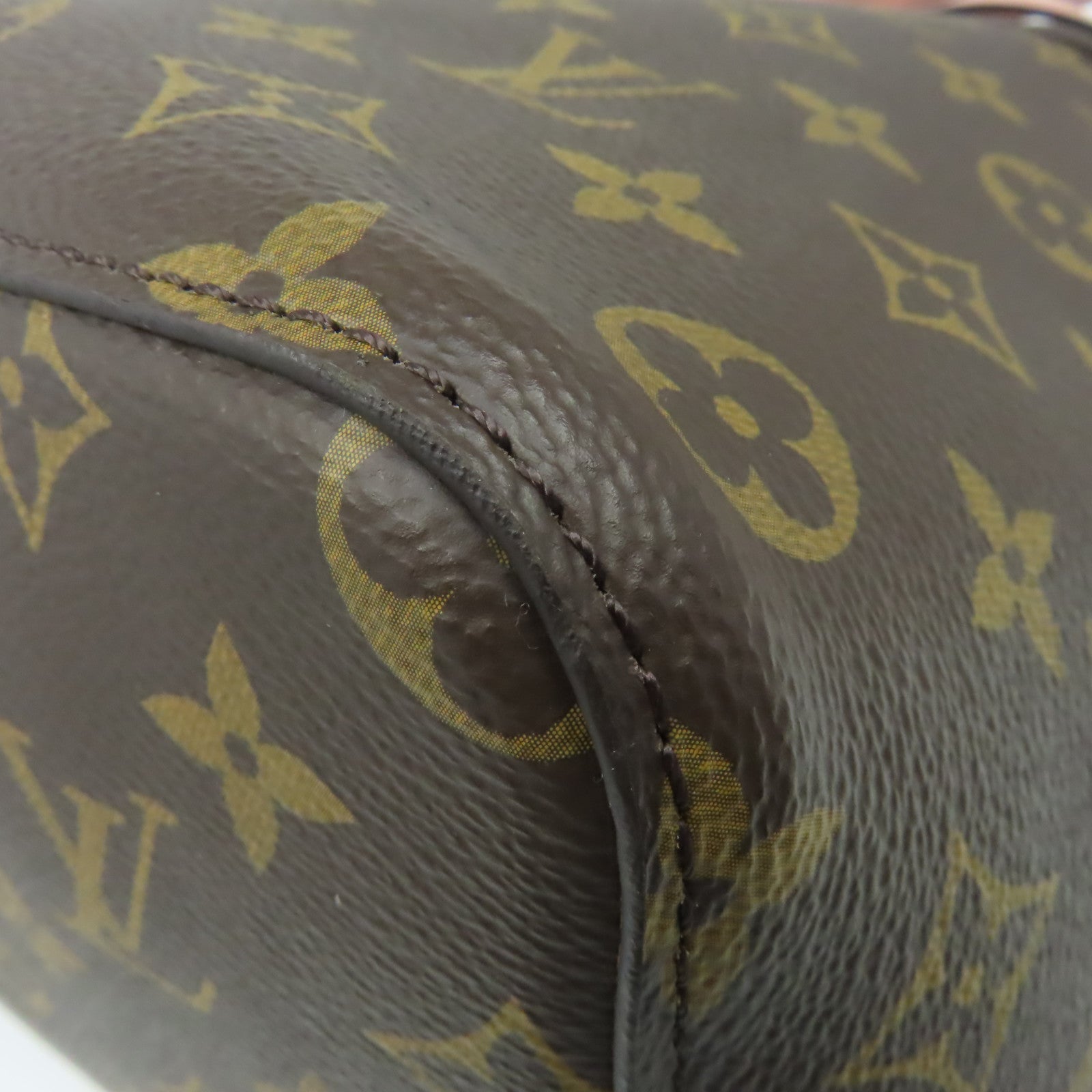 LOUIS VUITTON Monogram NeoNoe MM Shoulder Bag肩背袋啡色/粉紅色