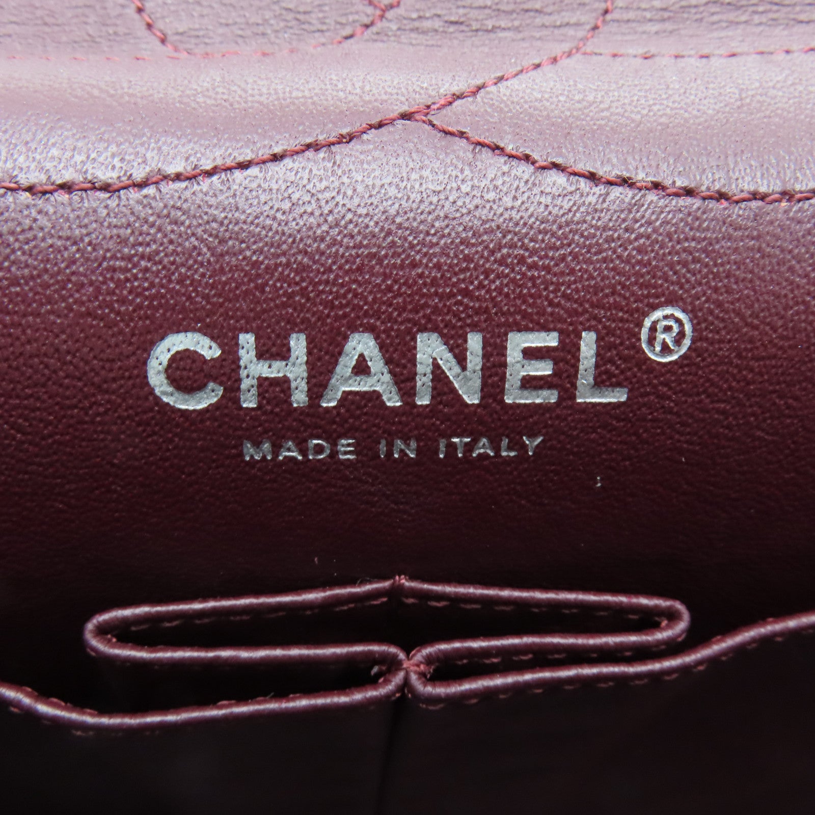 CHANEL 【激減優惠】菱格牛皮皮革2.55銀扣鏈帶肩背袋黑色