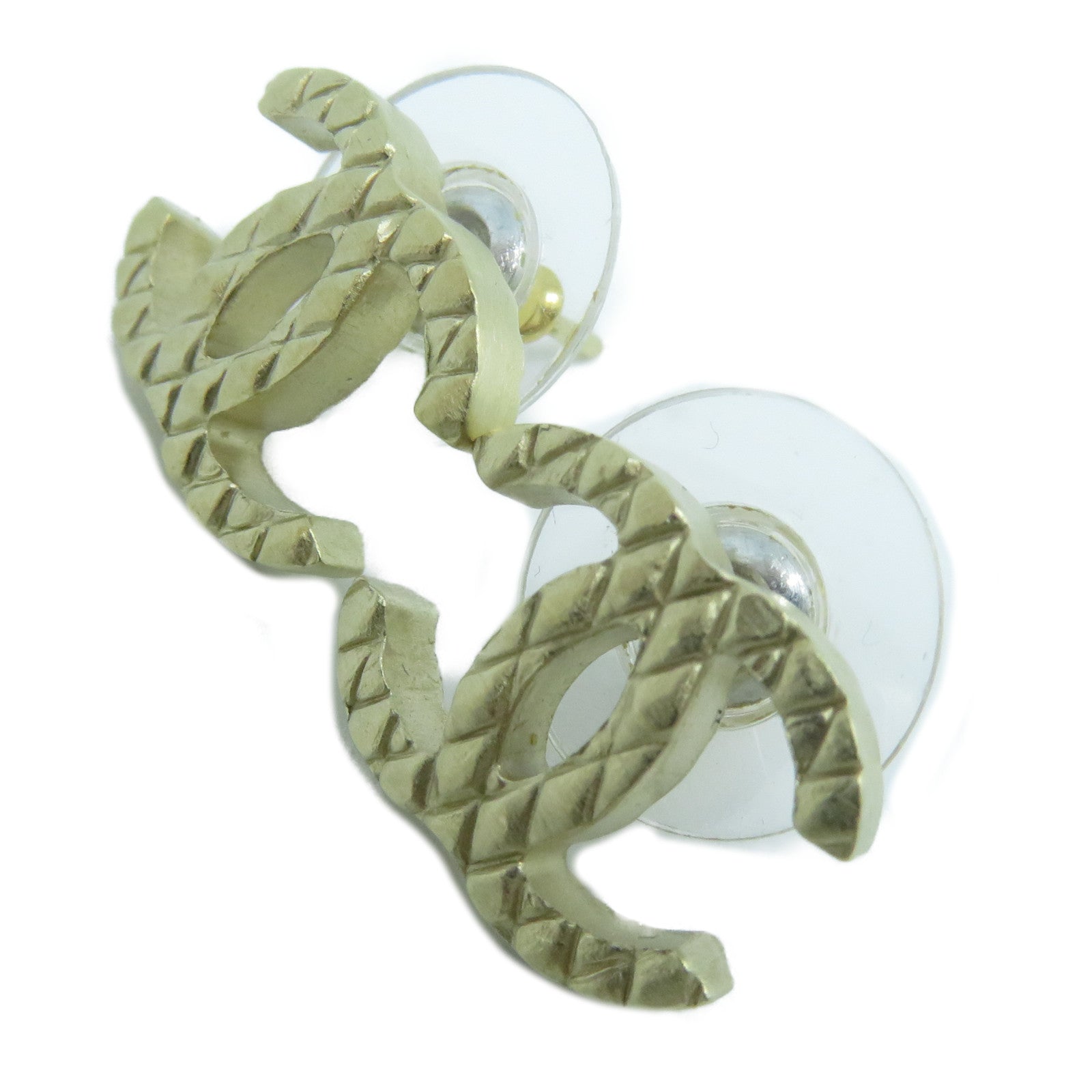 CHANEL 金屬Earrings耳環金色