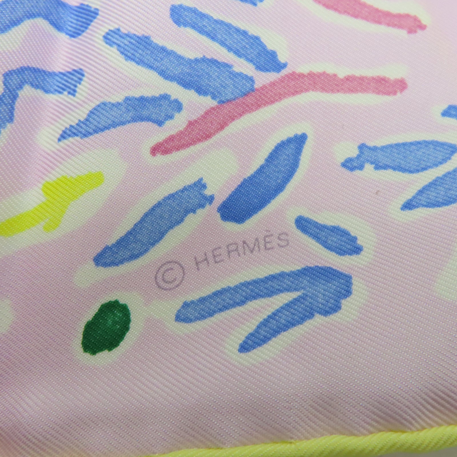 HERMES 【激減優惠】絲質Scarf圍巾紫色/彩色