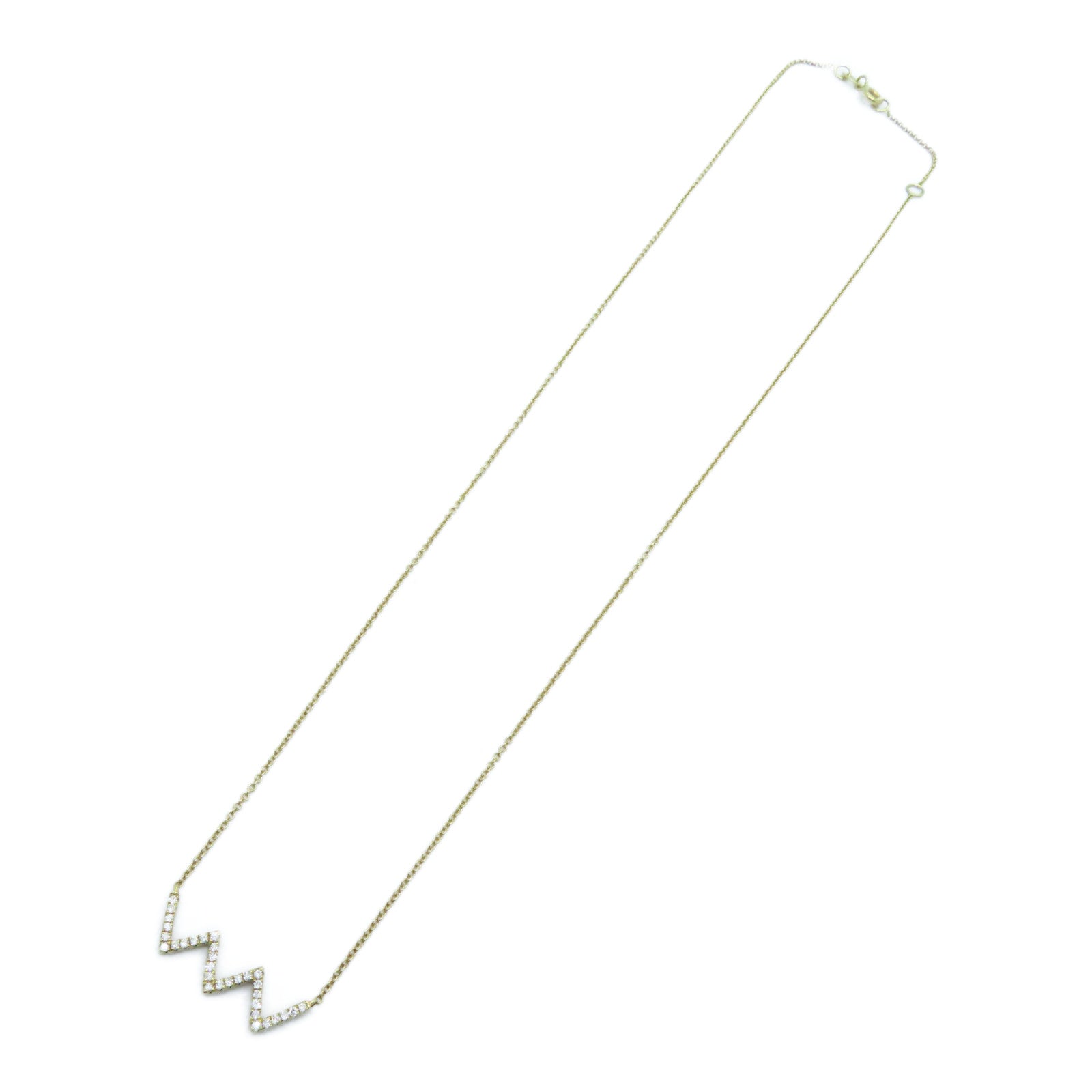 JEWELRY 【激减优惠】18K黄金Diamond Necklace 0.10ct钻石项链