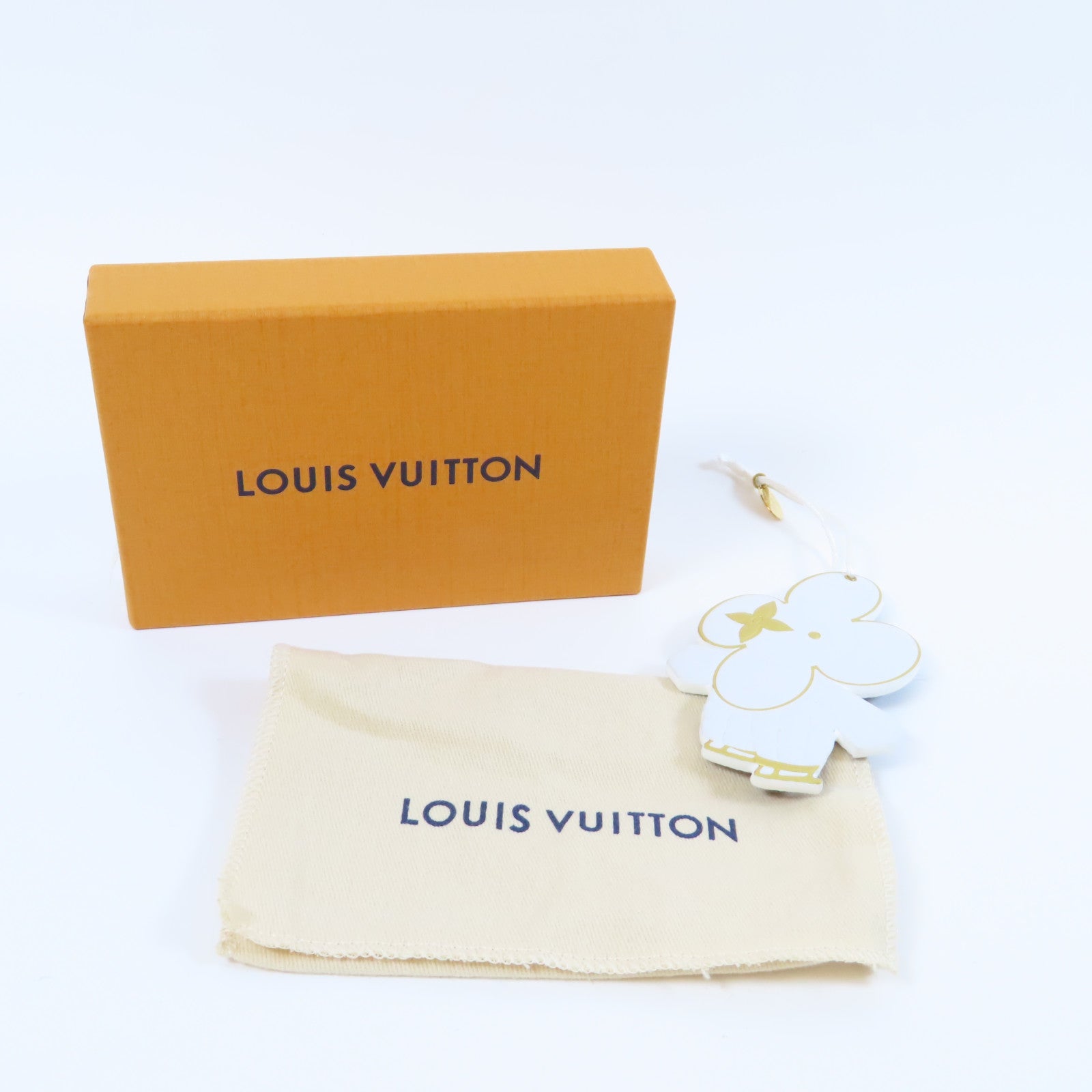LOUIS VUITTON Monogram Vivienne Holiday Charm掛飾白色