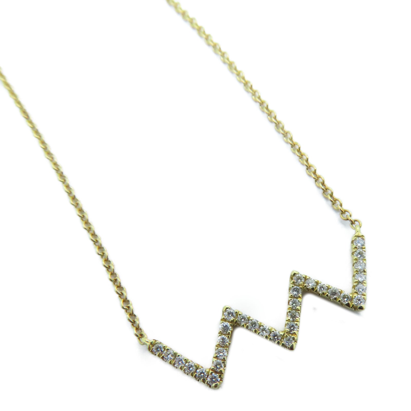 JEWELRY 【激减优惠】18K黄金Diamond Necklace 0.10ct钻石项链
