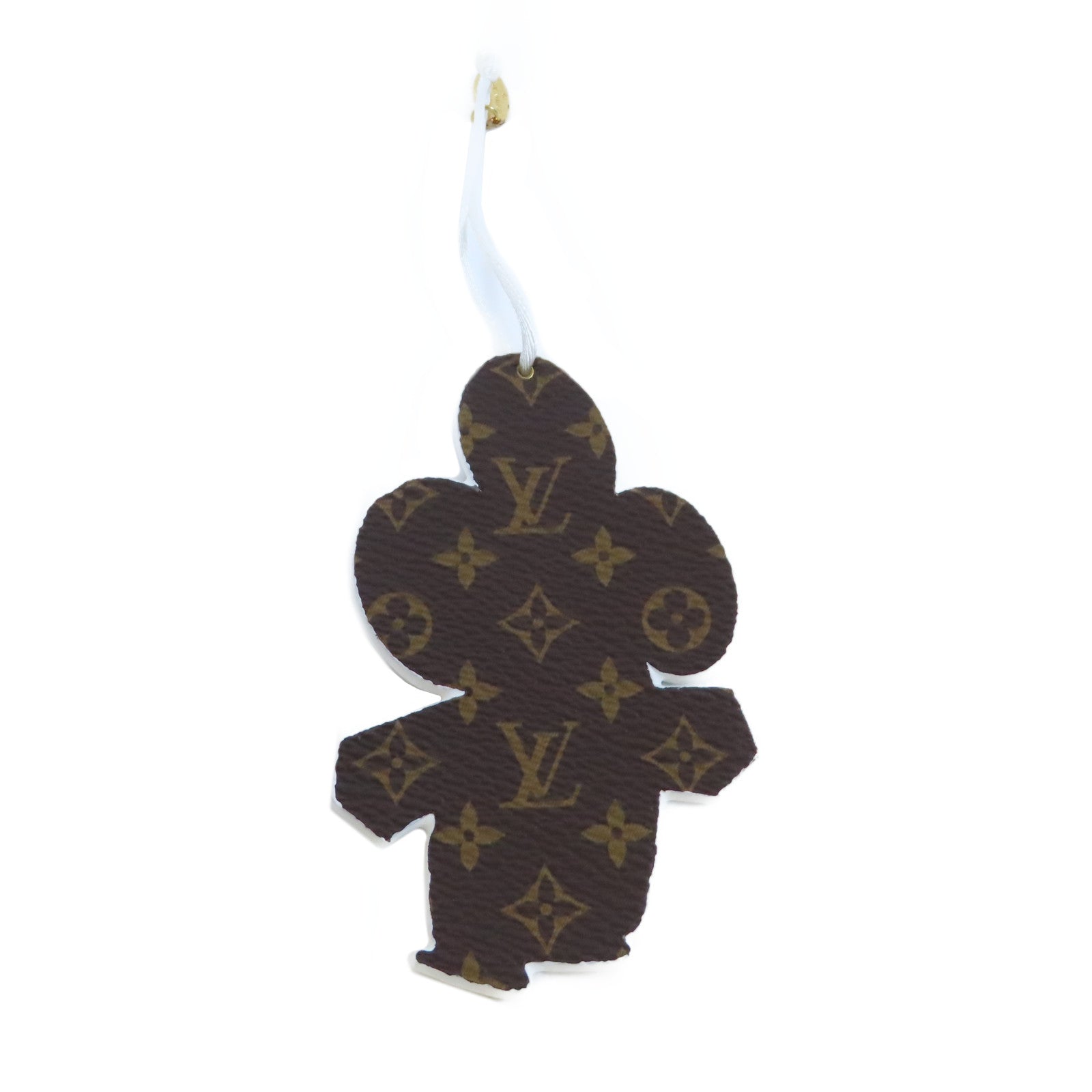 LOUIS VUITTON Monogram Vivienne Holiday Charm掛飾白色