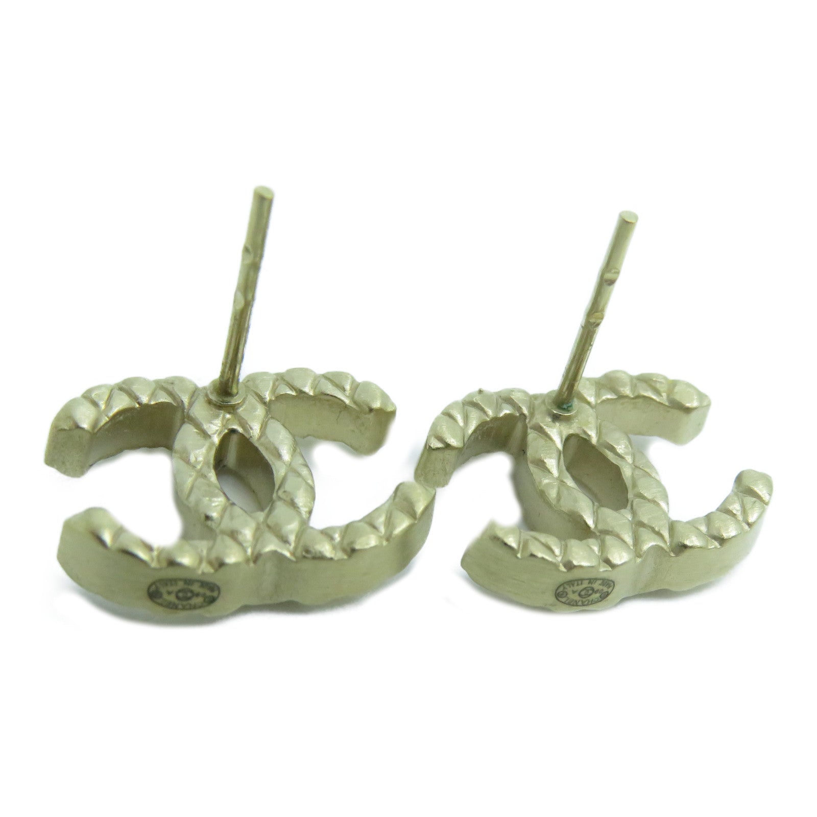CHANEL 金屬Earrings耳環金色
