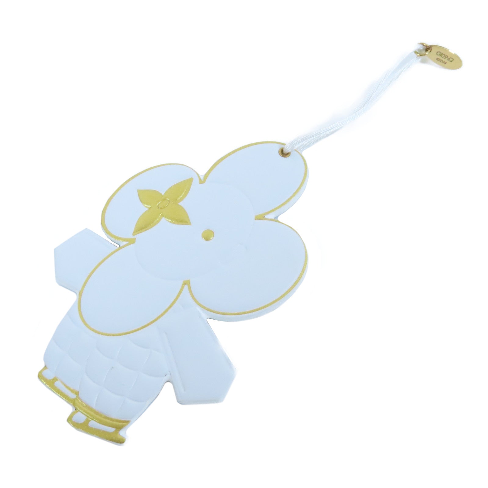 LOUIS VUITTON Monogram Vivienne Holiday Charm掛飾白色