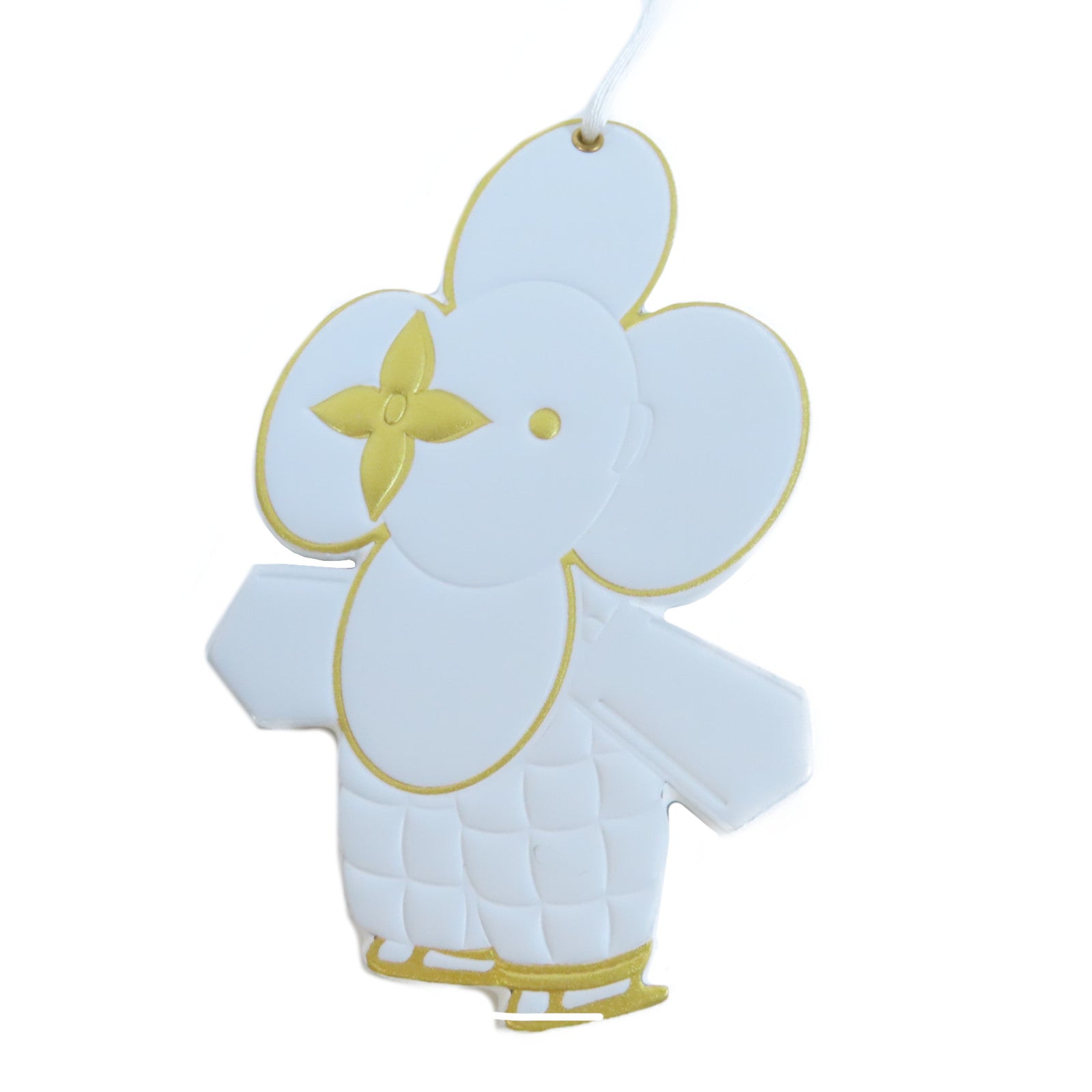 LOUIS VUITTON Monogram Vivienne Holiday Charm掛飾白色