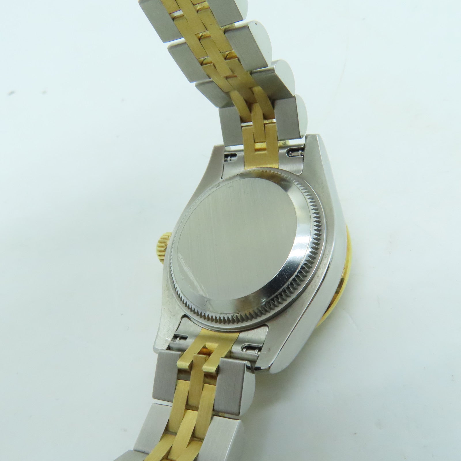 ROLEX Datejust 18K/不鏽鋼鑽石手錶自動機芯金色