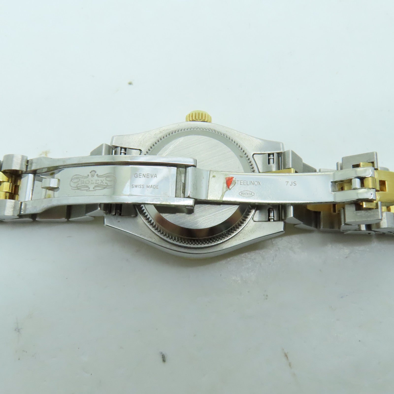 ROLEX Datejust 18K/不鏽鋼鑽石手錶自動機芯金色