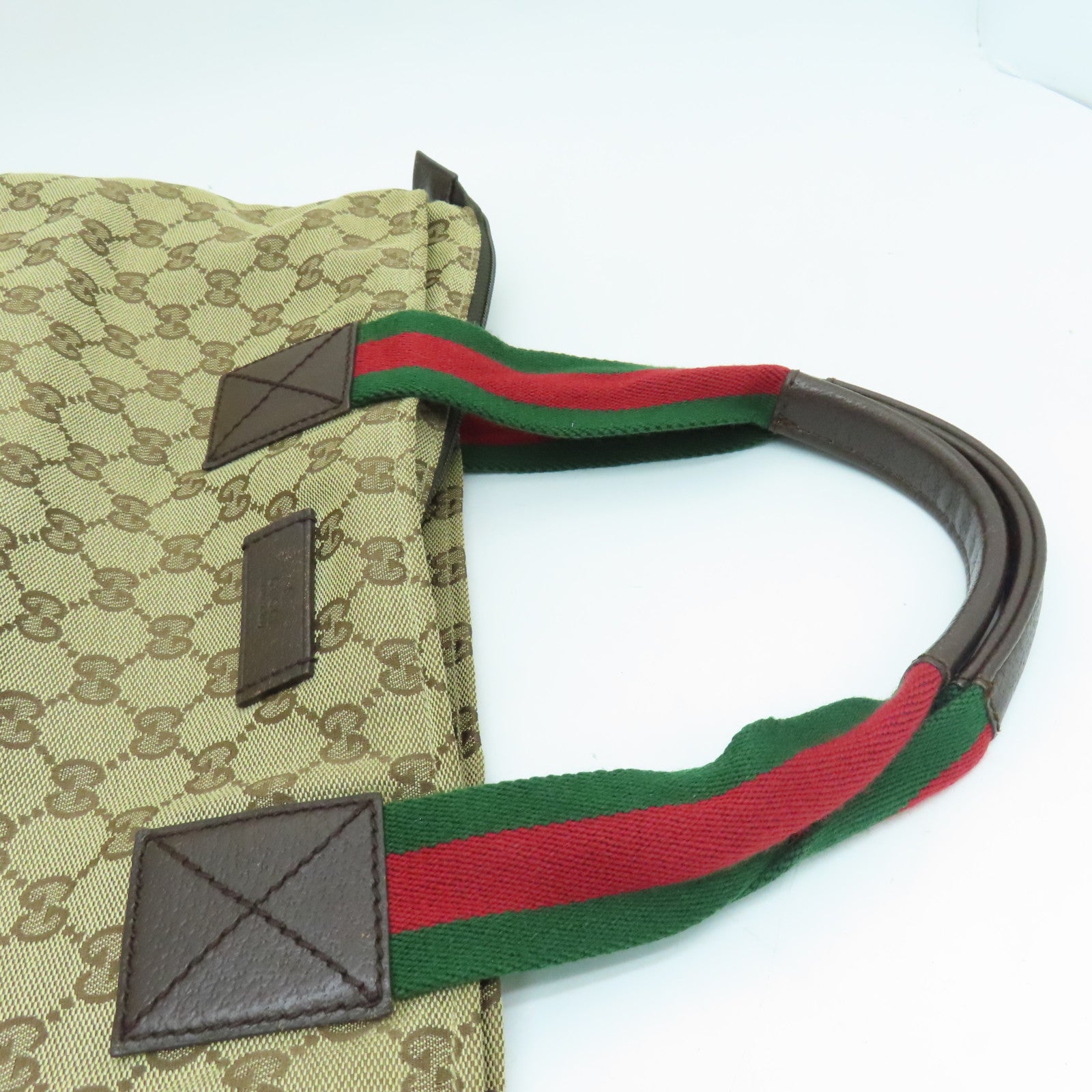 GUCCI 帆布Tote Bag手挽袋啡色