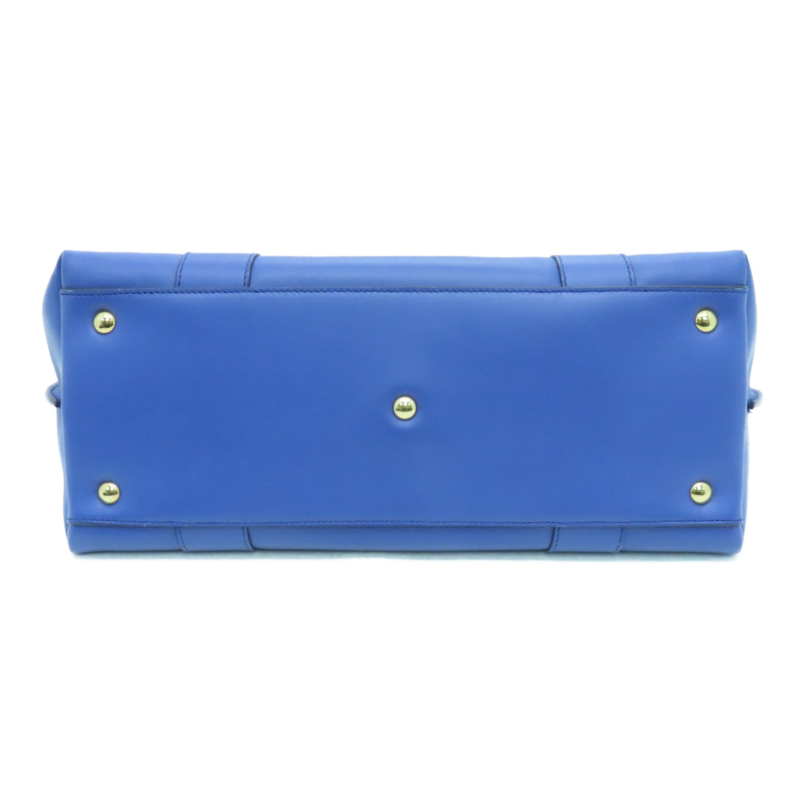Salvatore Ferragamo 牛皮皮革2way Shoulder Bag金扣手挽肩背兩用袋藍色