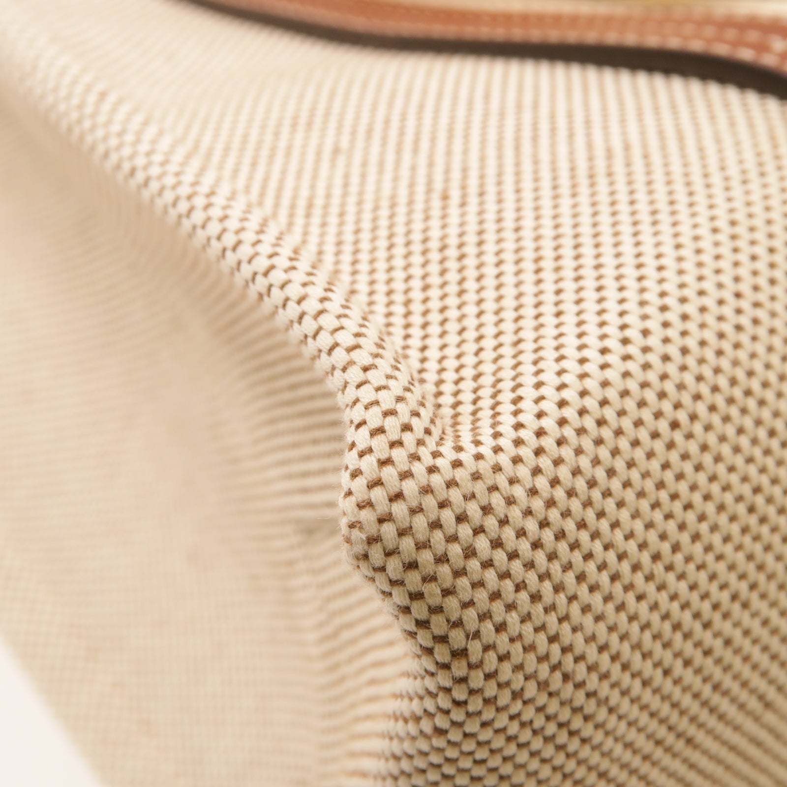 Chloe 帆布/牛皮皮革Medium Woody Tote Bag手挽袋米色/啡色