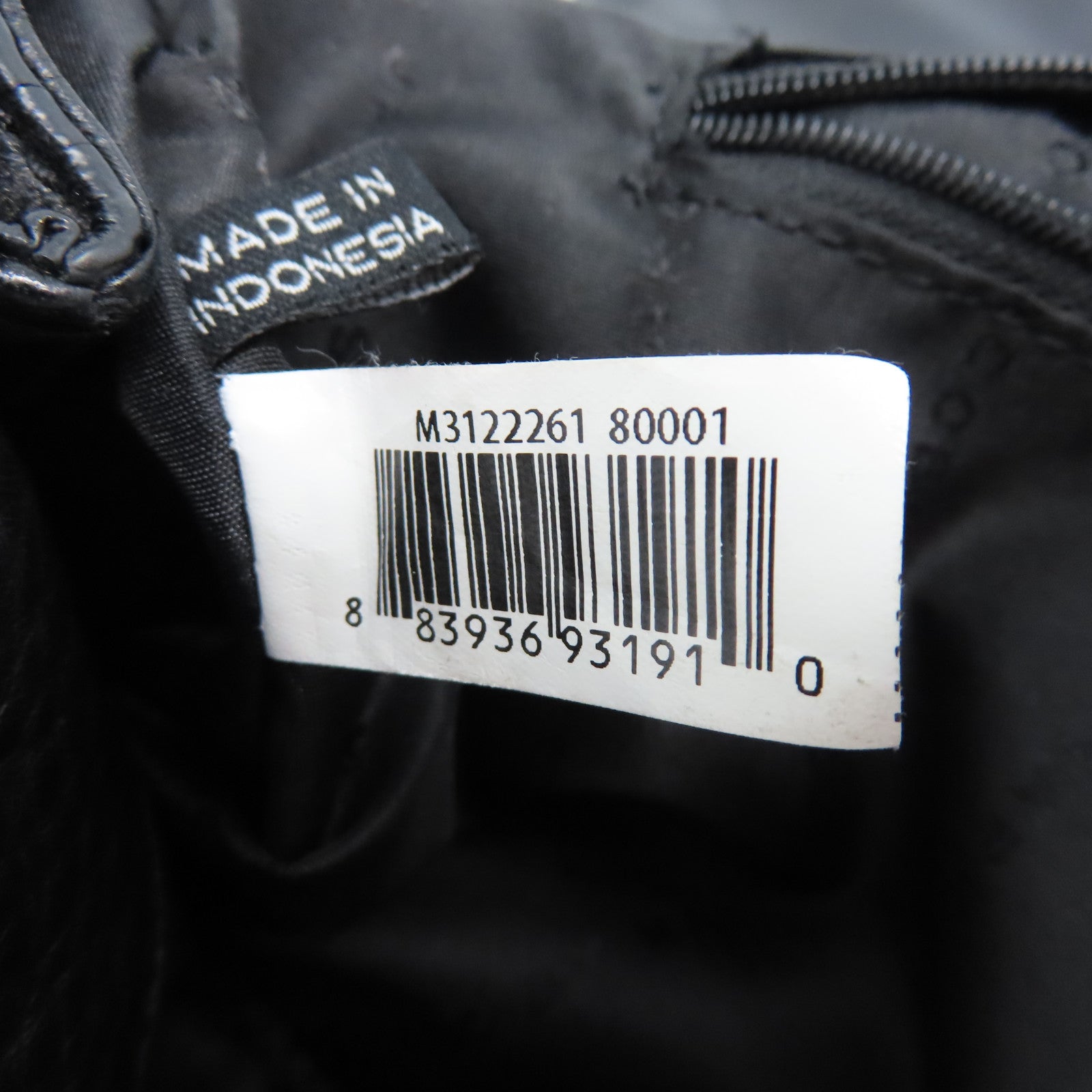 MARC BY MARC JACOBS 羊皮皮革Shoulder Bag金扣手挽肩背兩用袋黑色