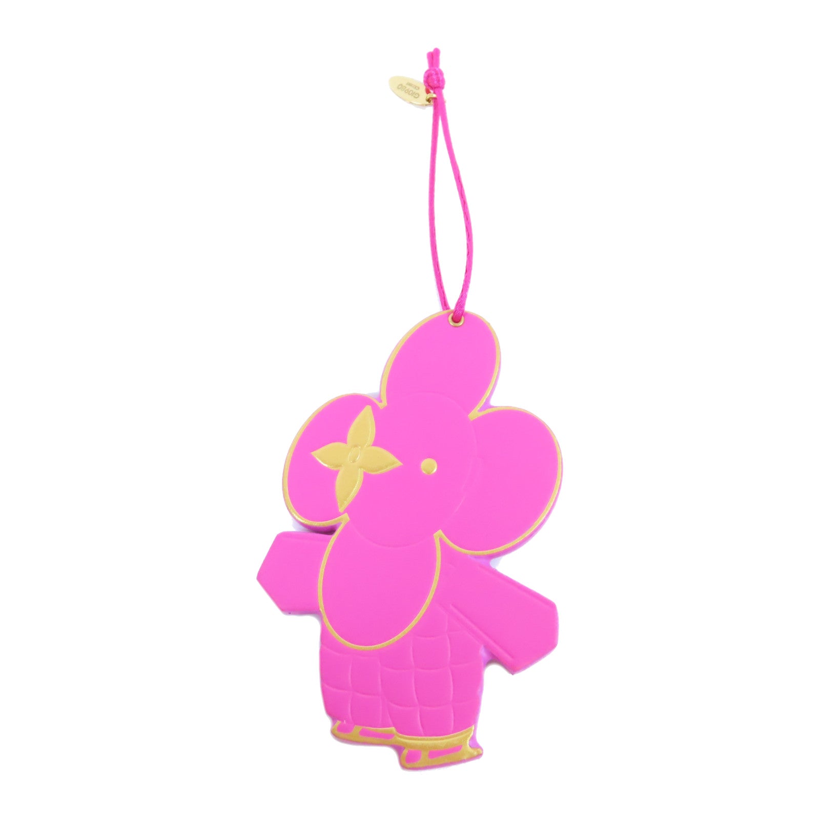 LOUIS VUITTON Monogram Vivienne Holiday Charm掛飾粉紅色