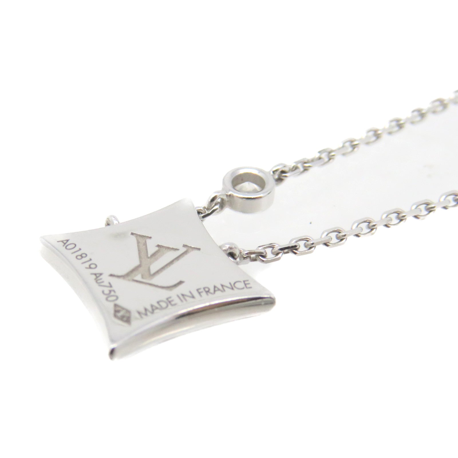 LOUIS VUITTON 18K白金Blossom Necklace項鏈