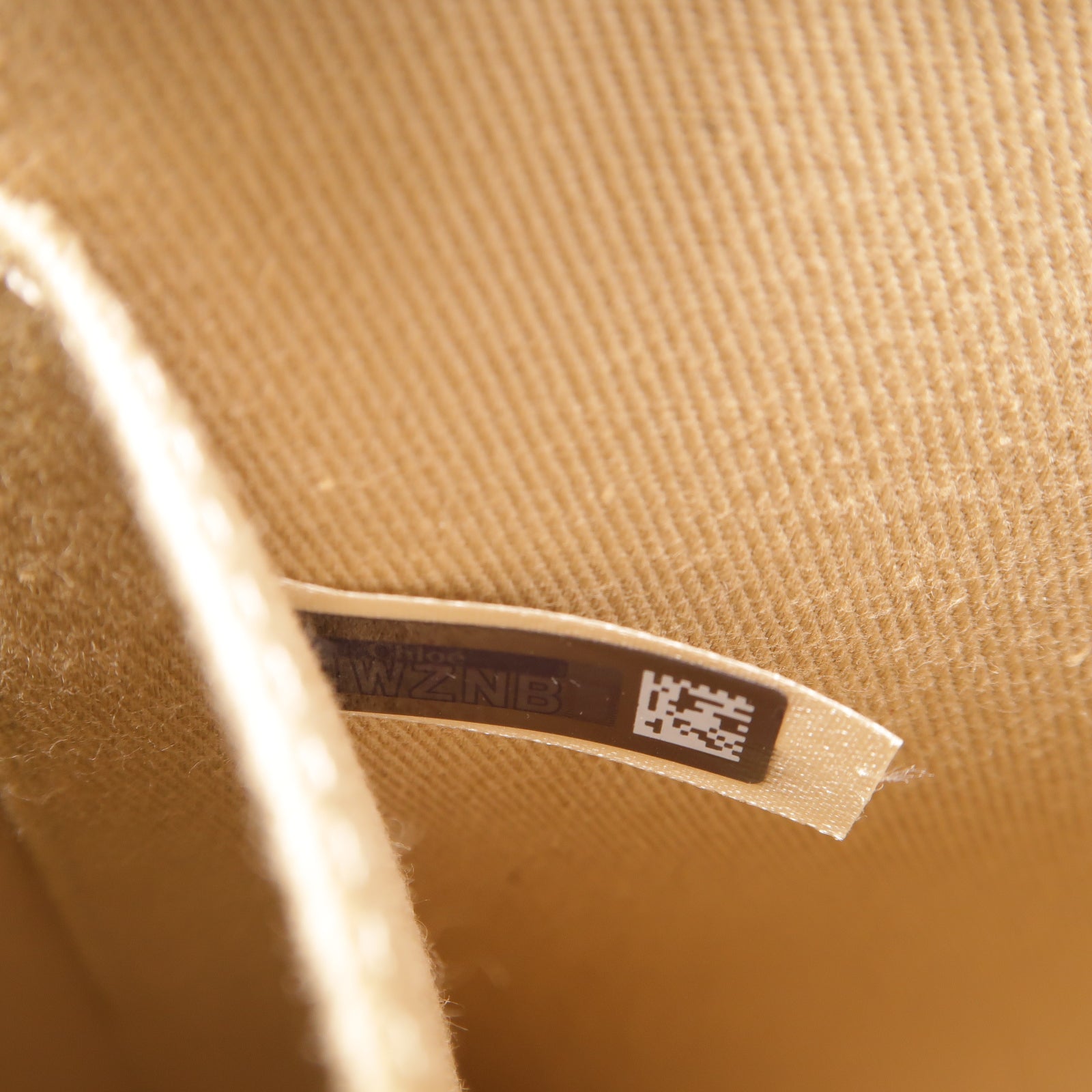 Chloe 帆布/牛皮皮革Medium Woody Tote Bag手挽袋米色/啡色