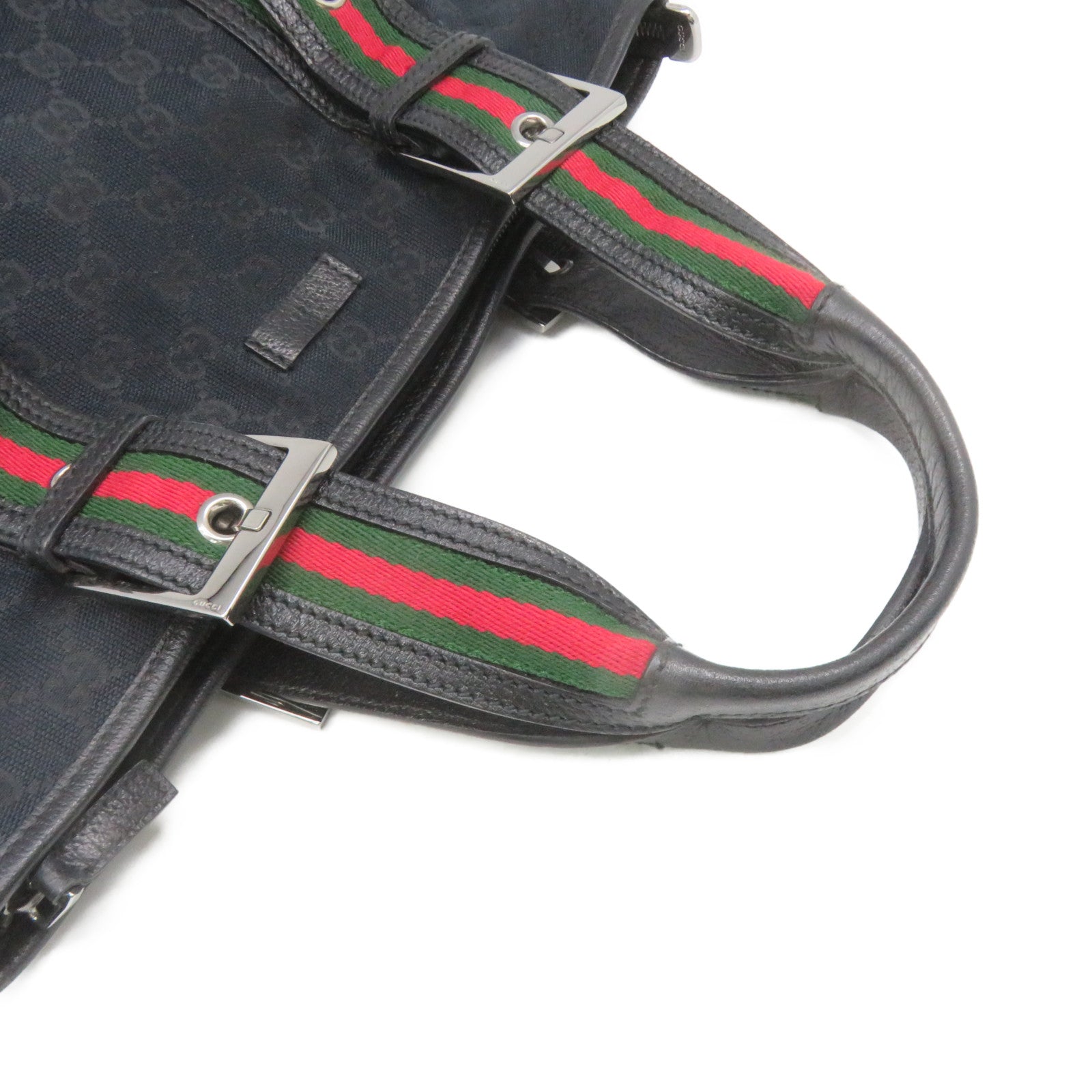 GUCCI GG帆布Tote Bag黑色