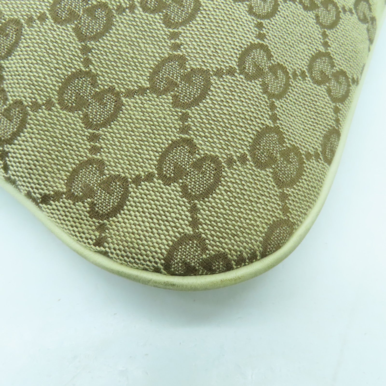 GUCCI 帆布Shoulder Bag手挽袋/肩背袋白色/啡色