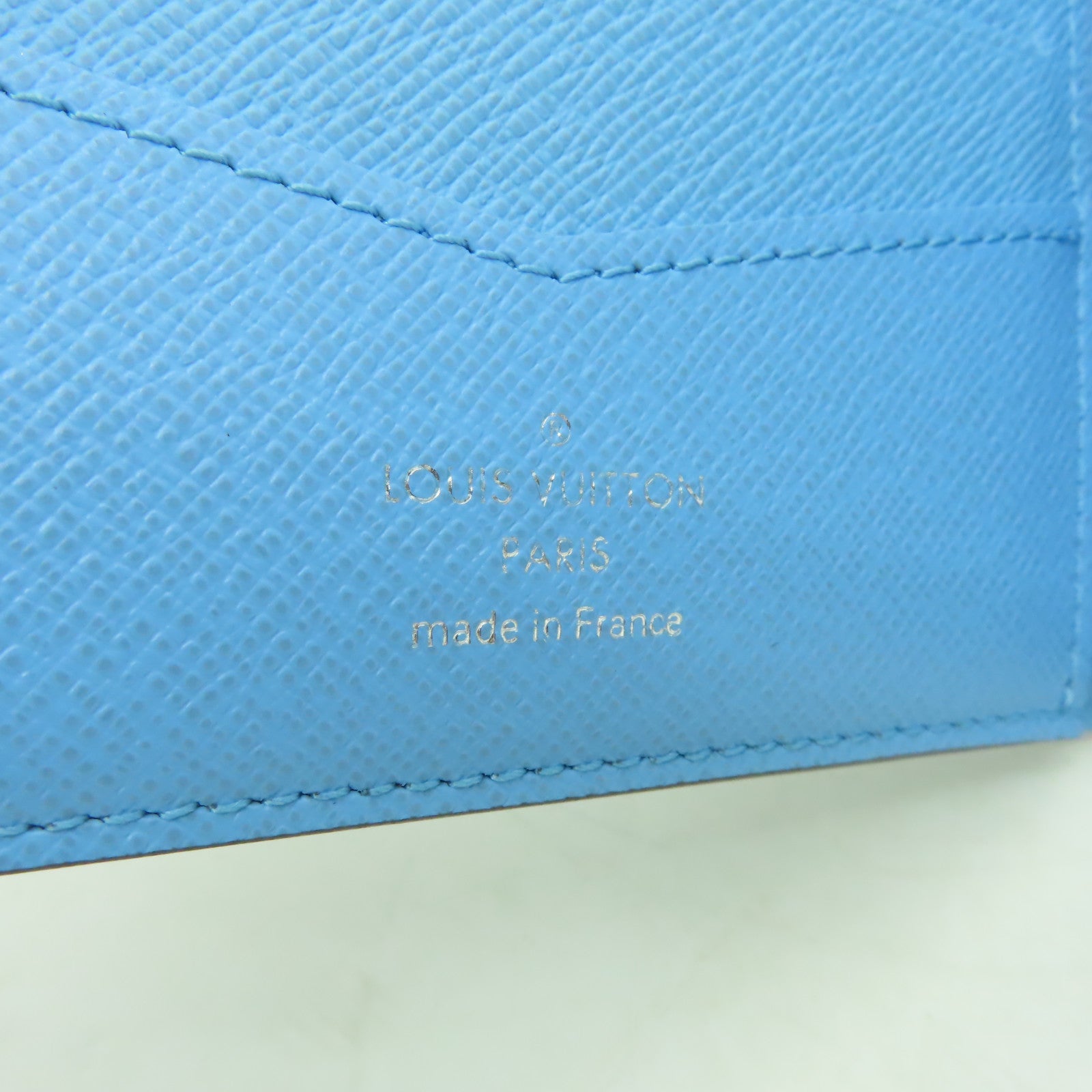 LOUIS VUITTON Damier Slender Wallet錢包黑色/藍色