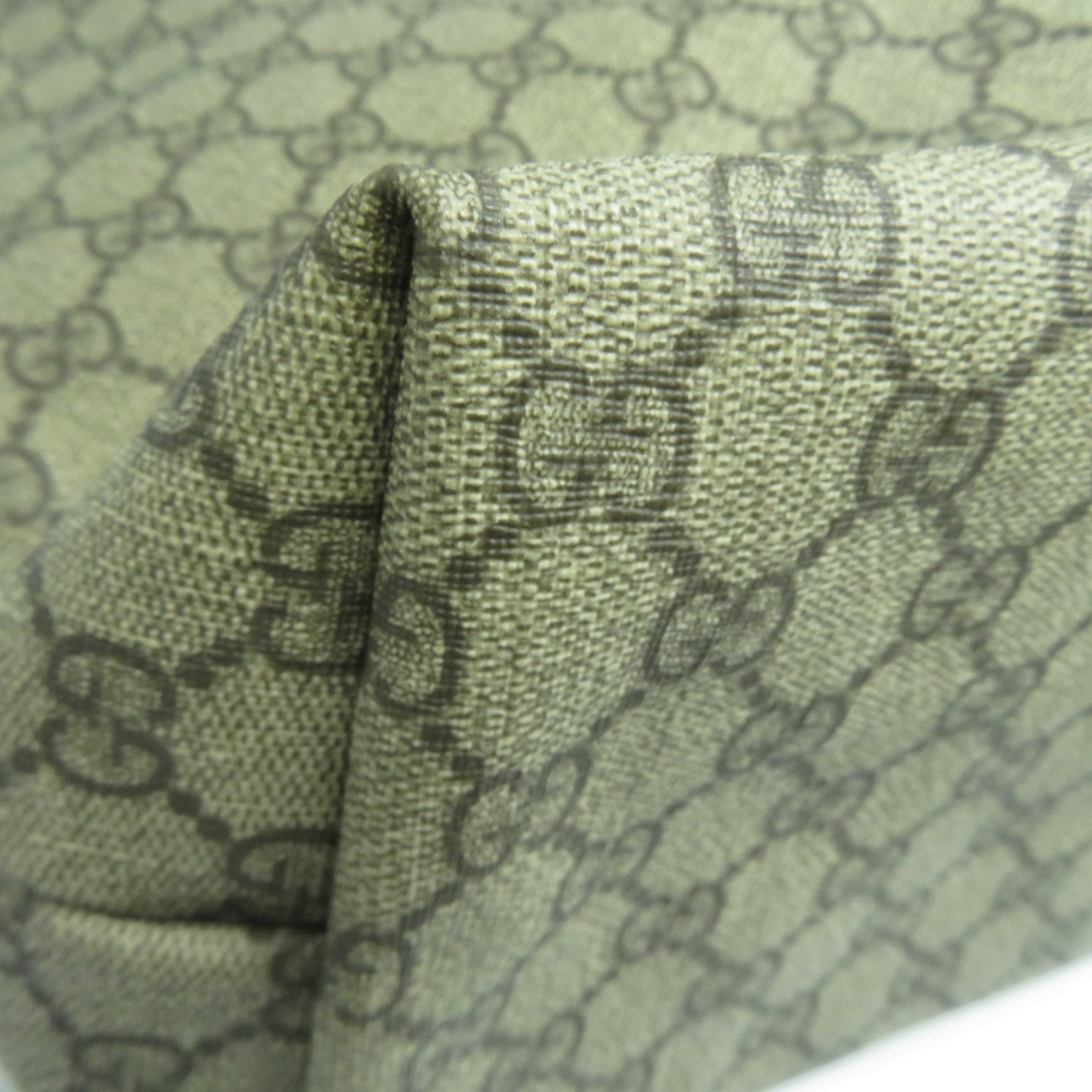 GUCCI 塗層帆布Shoulder Tote肩背袋/手挽袋啡色