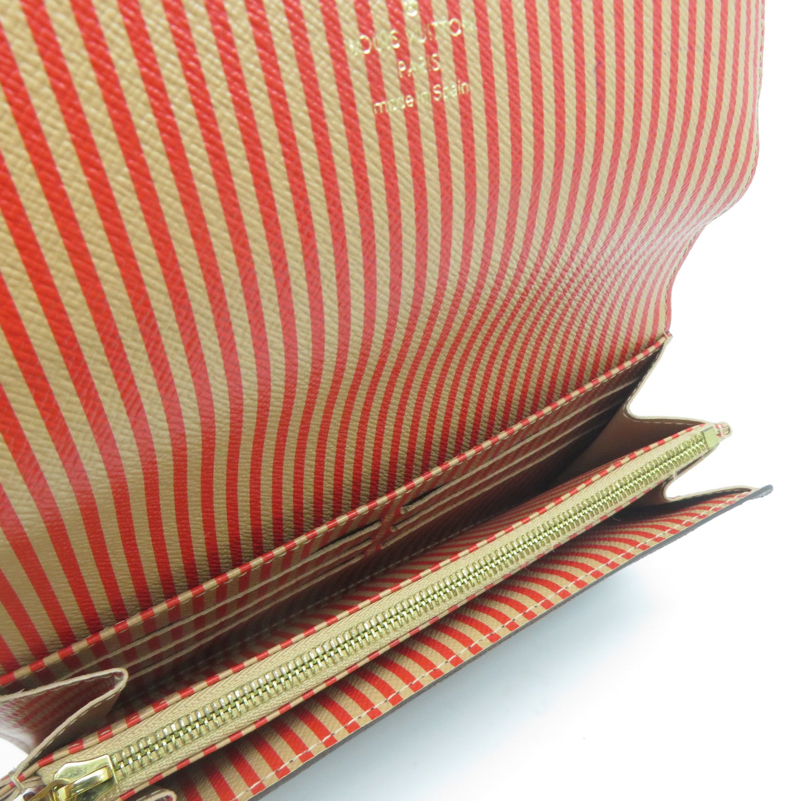 LOUIS VUITTON Monogram Portefeuille Sarah Trunk Long Wallet金扣長錢包啡色