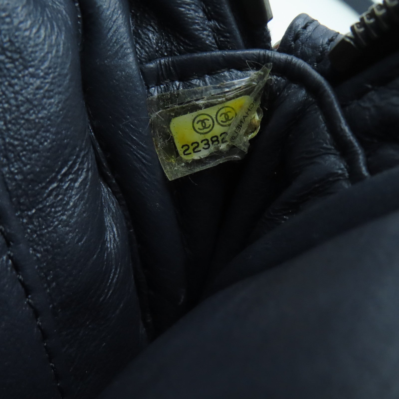 CHANEL 菱格牛皮皮革2.55银扣肩背袋蓝色