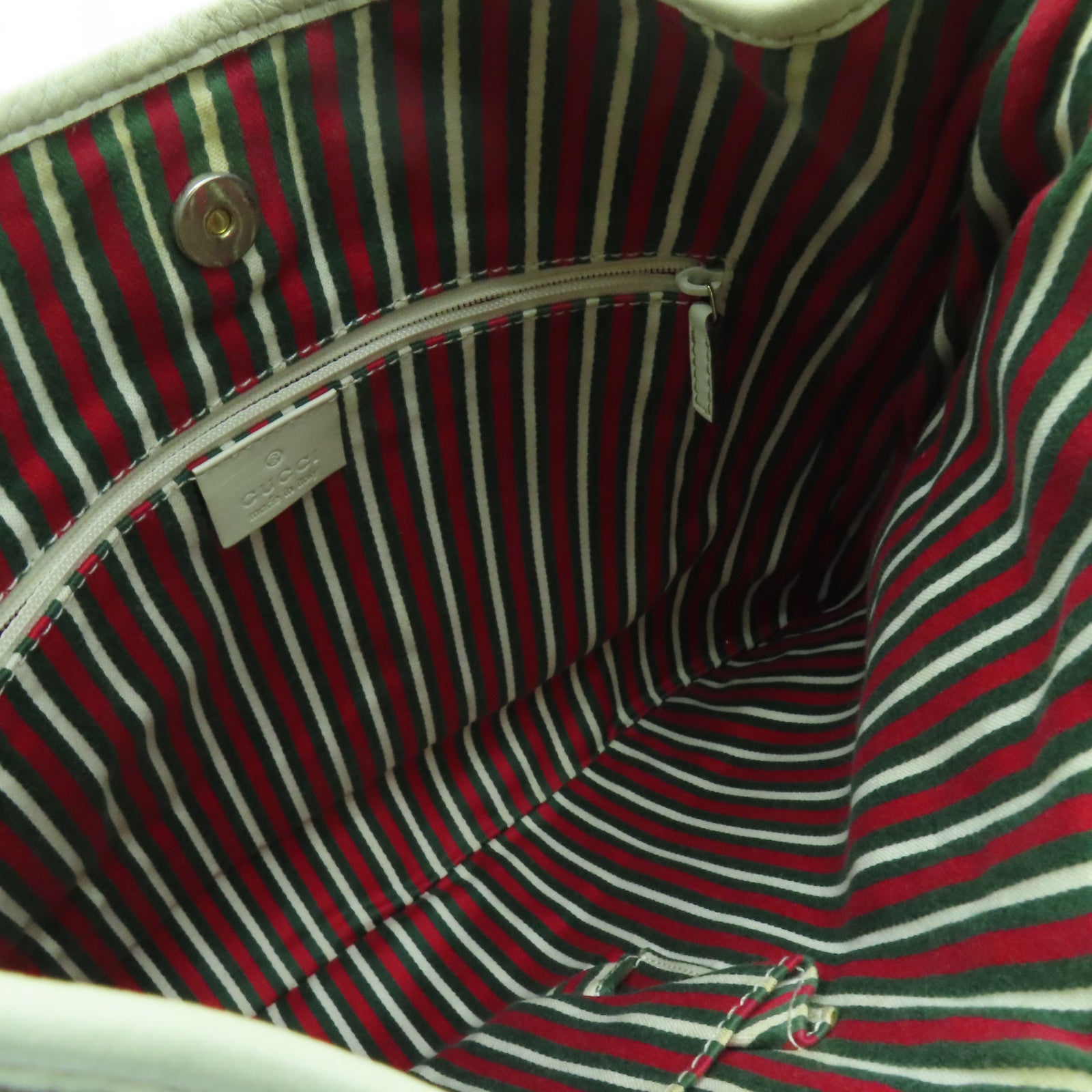 GUCCI 帆布Shoulder Bag手挽袋/肩背袋白色/啡色