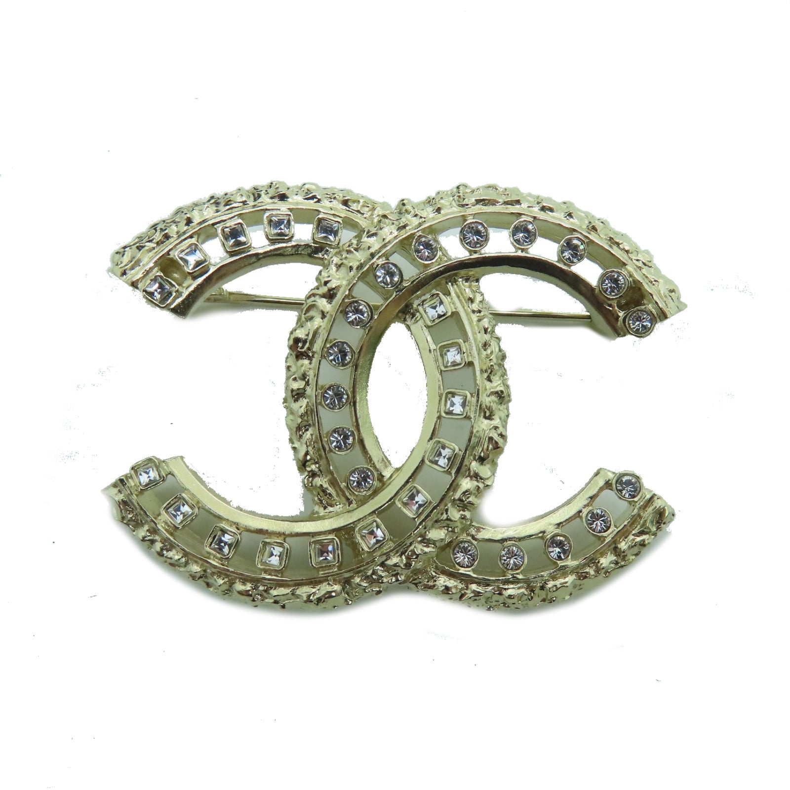 CHANEL 金属Brooch胸针金色