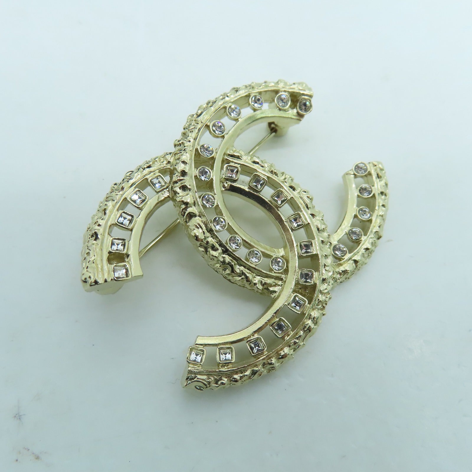 CHANEL 金属Brooch胸针金色
